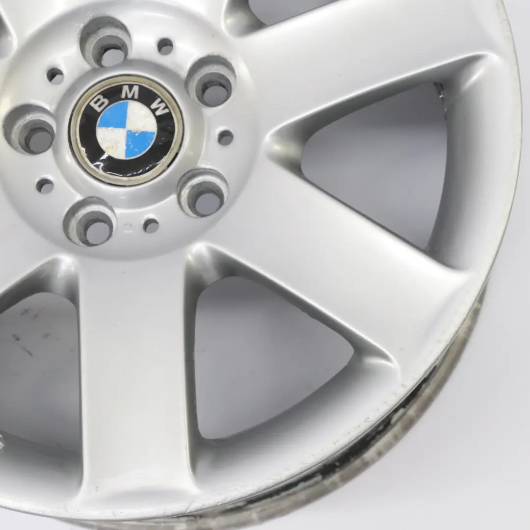 BMW E36 E46 Silver Alloy Wheel Rim 17" Star Spokes 44 ET:47 8J - SKU 1094506-4 - Part number 1094506