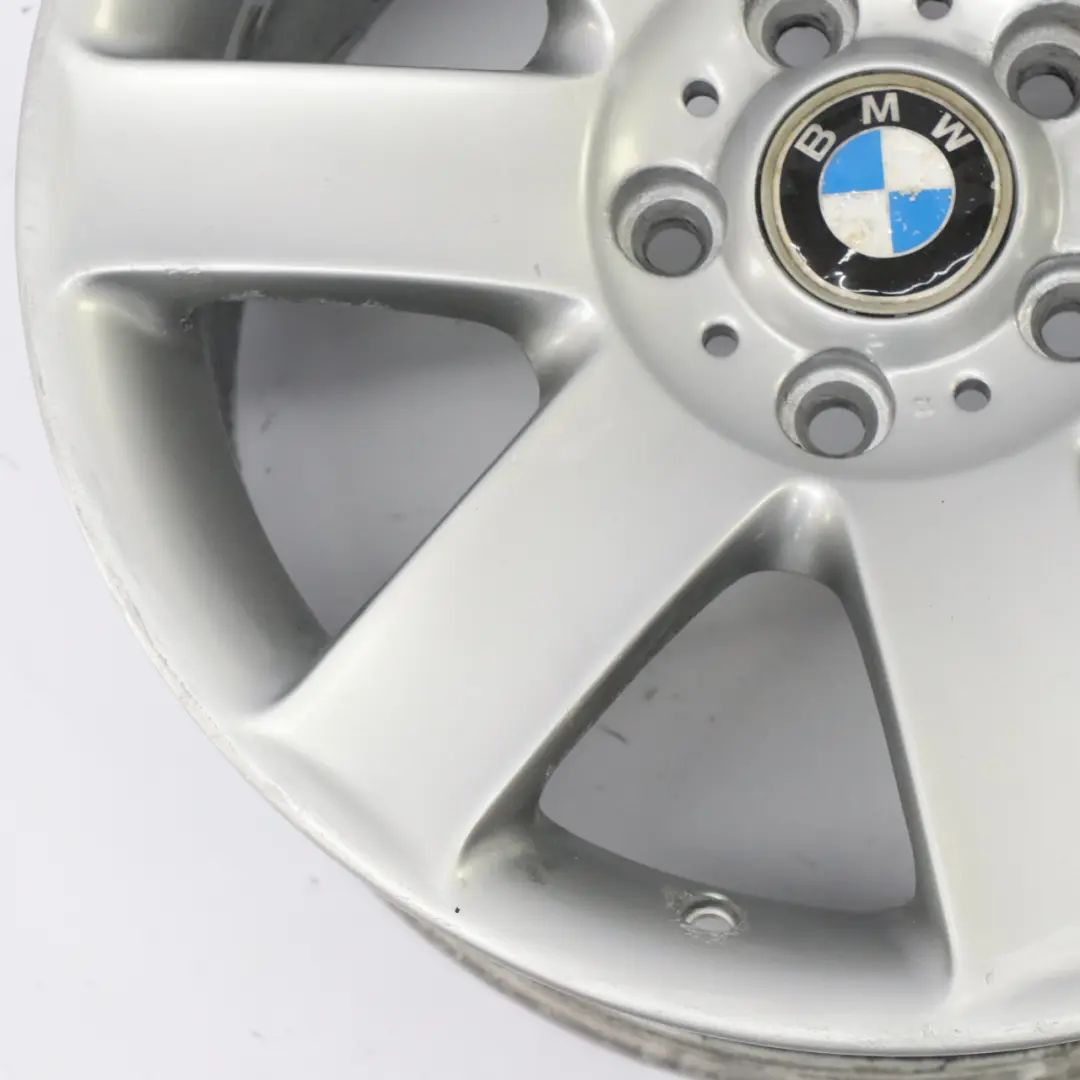 BMW E36 E46 Silver Alloy Wheel Rim 17" Star Spokes 44 ET:47 8J - SKU 1094506-4 - Part number 1094506