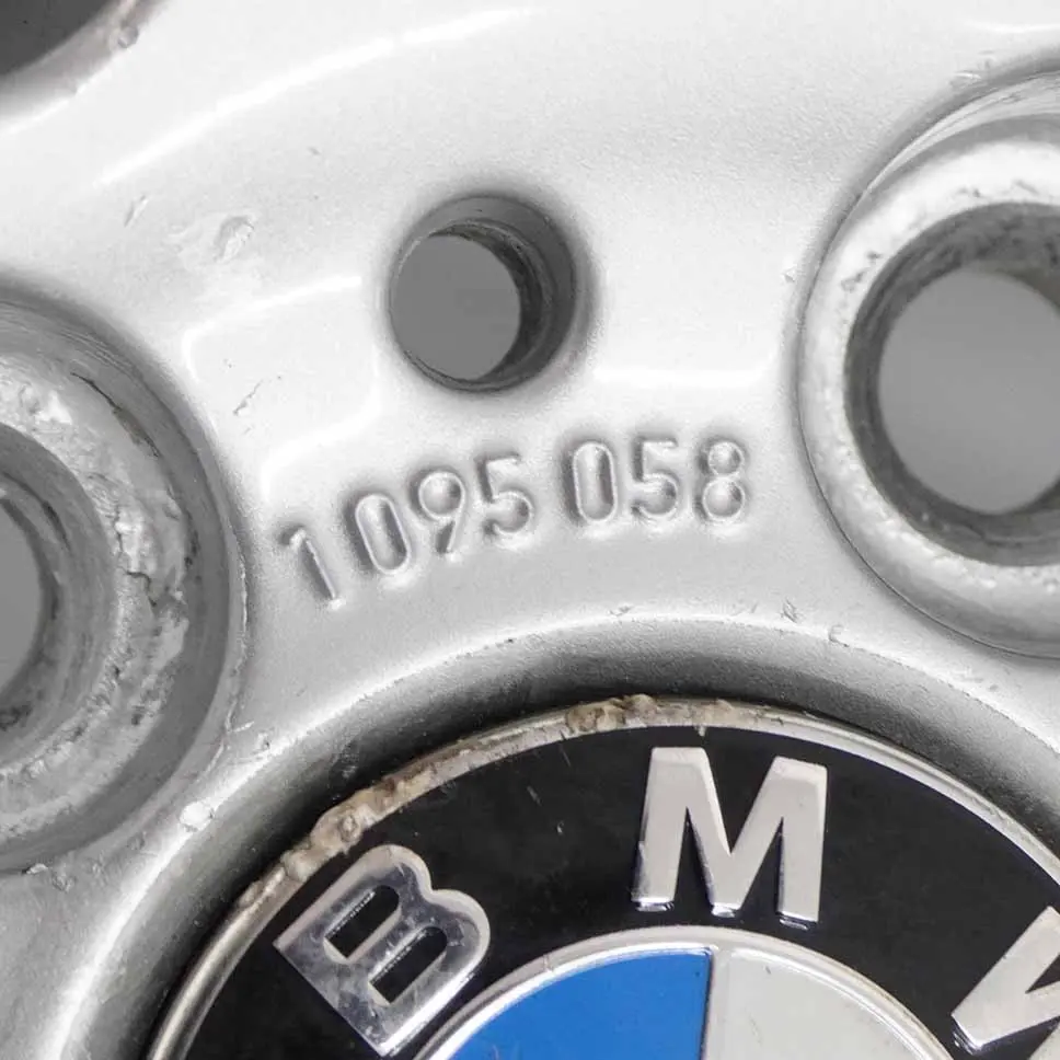 BMW E36 E46 Cerchio in lega argento 16" a raggi incrociati 42 7J ET:46 - SKU 1095058-1 - Numero di parte 1095058