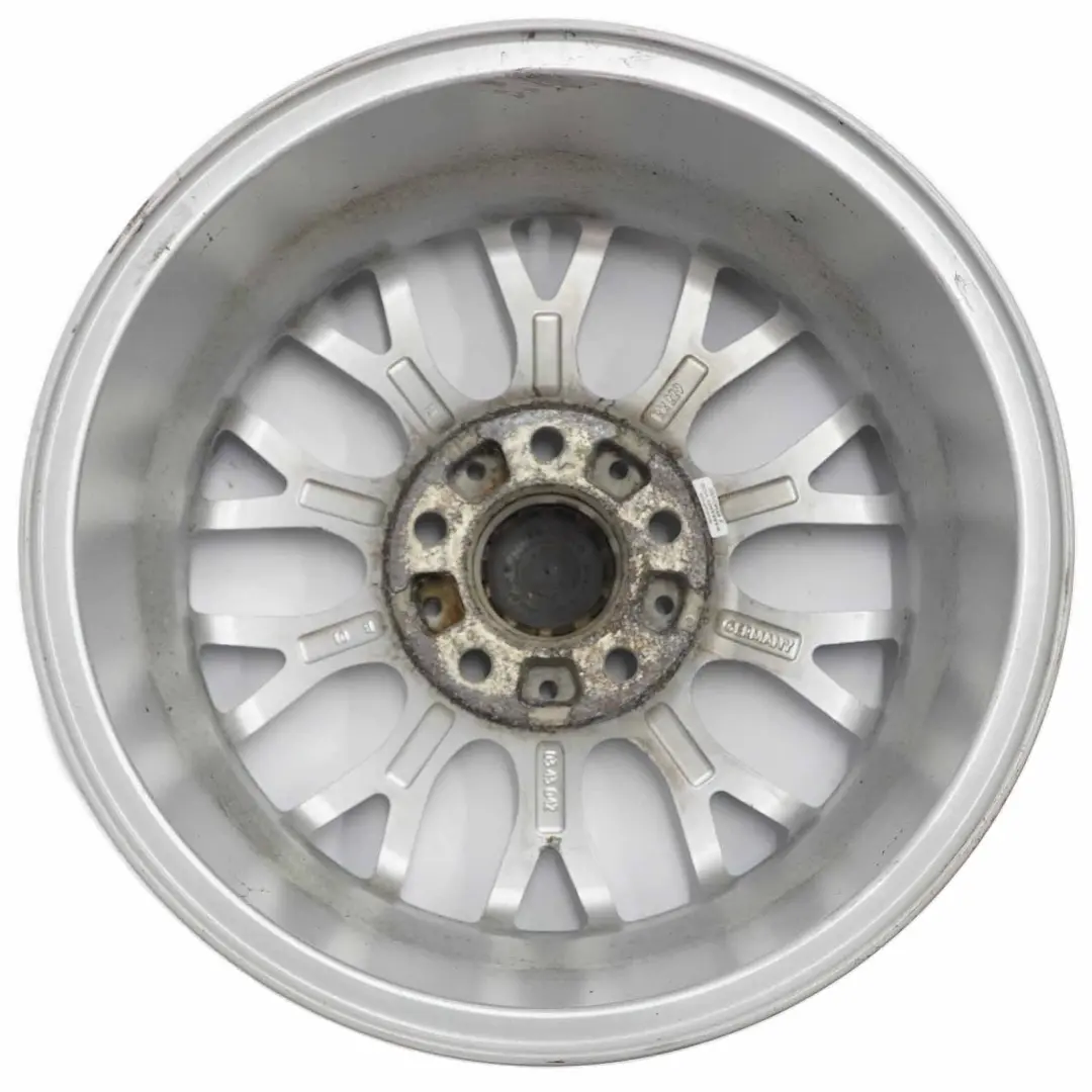 Silberne Leichtmetallfelge 16" Kreuzspeiche 42 7J ET:46 für BMW E36 E46 mit Teilenummer 1095058 BMW E36 E46 Silberne Leichtmetallfelge 16" Kreuzspeiche 42 7J ET:46 - SKU 1095058-1 - Teilenummer 1095058