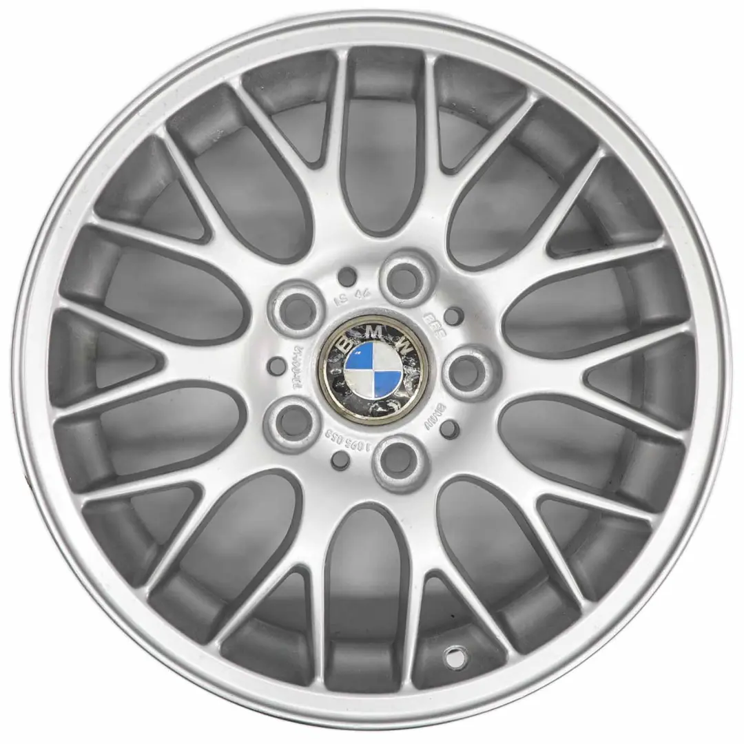 BMW E36 E46 Silver Alloy Wheel Rim 16" Cross Spoke 42 7J ET:46 - SKU 1095058-3 - Part number 1095058