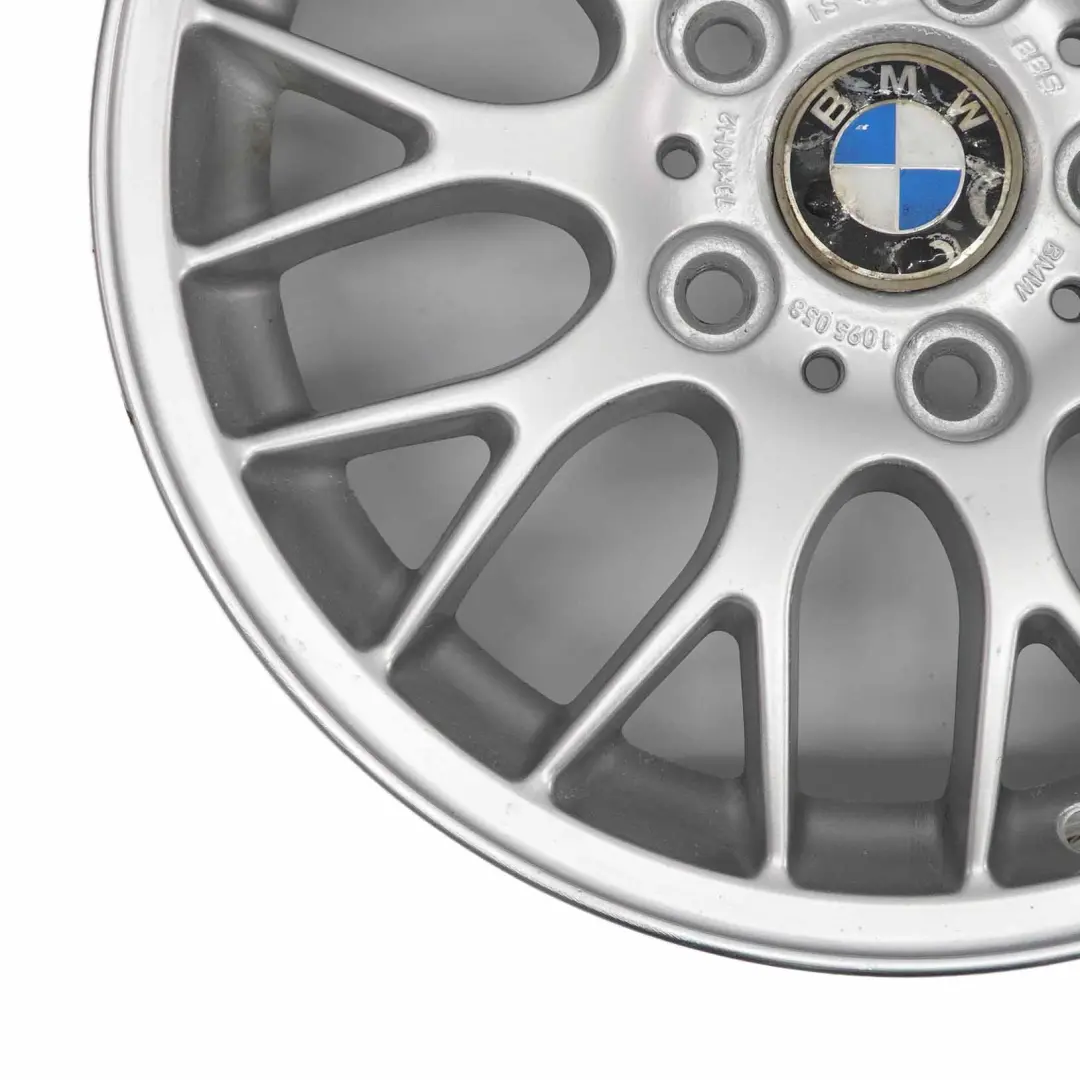 Alloy Wheel Rim 16" Cross Spoke 42 7J ET:46 to BMW E36 E46 Silver with Part number 1095058 BMW E36 E46 Silver Alloy Wheel Rim 16" Cross Spoke 42 7J ET:46 - SKU 1095058-3 - Part number 1095058