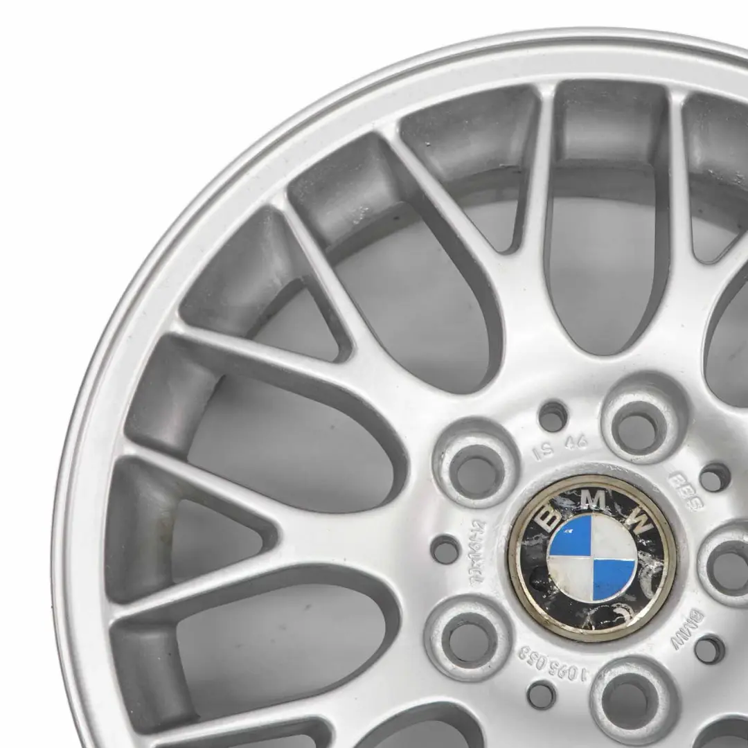 BMW E36 E46 Silver Alloy Wheel Rim 16" Cross Spoke 42 7J ET:46 - SKU 1095058-3 - Part number 1095058