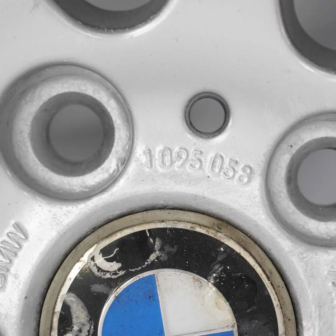 BMW E36 E46 Silver Alloy Wheel Rim 16" Cross Spoke 42 7J ET:46 - SKU 1095058-3 - Part number 1095058