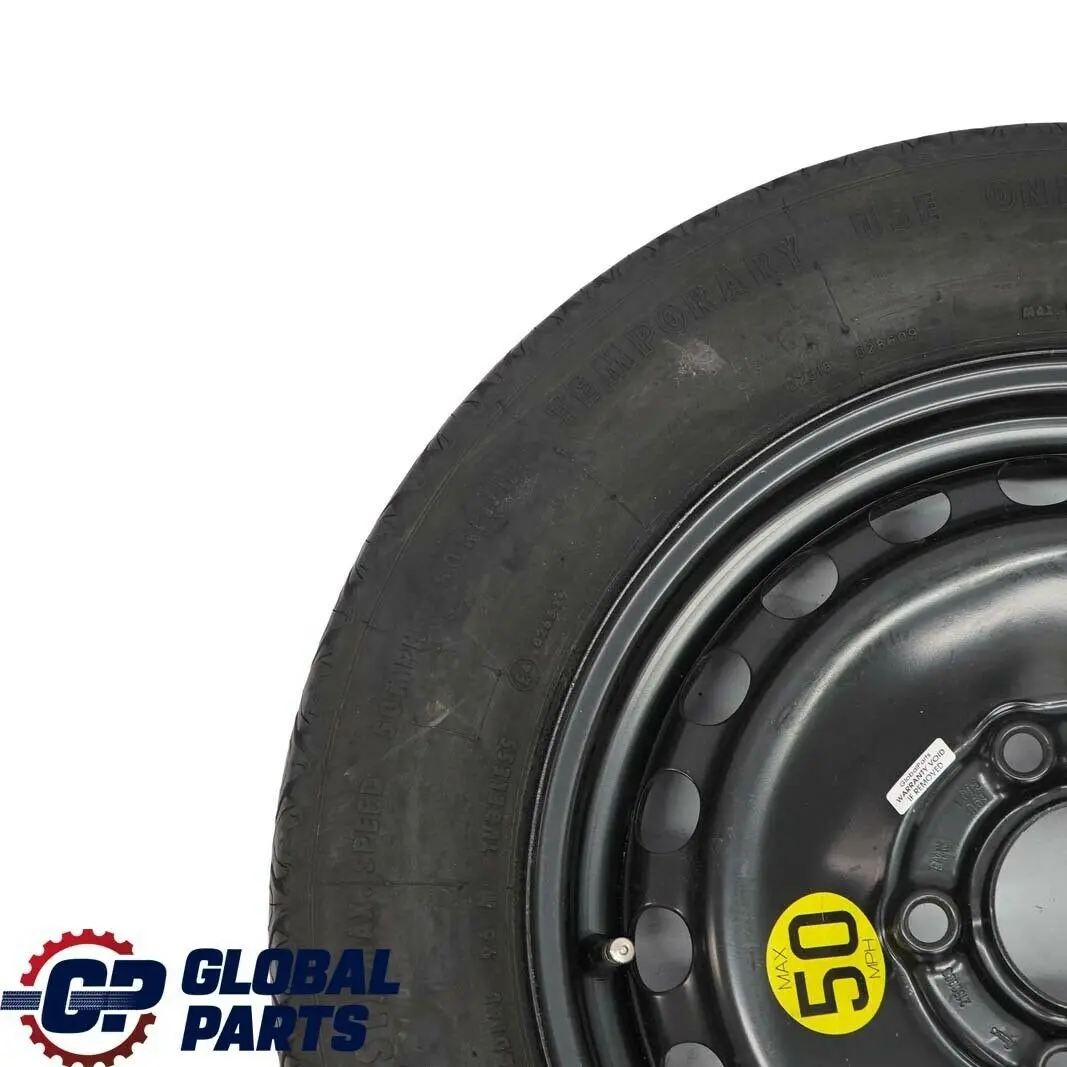 BMW E36 E46 Ruota di scorta compatta in acciaio nero 125/90 R15 15" - SKU 1095069 - Numero di parte 1095069