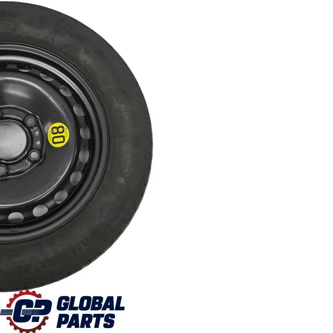 Kompakt-Ersatzrad Stahl schwarz 125/90 R15 15" für BMW E36 E46 mit Teilenummer 1095069 BMW E36 E46 Kompakt-Ersatzrad Stahl schwarz 125/90 R15 15" - SKU 1095069 - Teilenummer 1095069