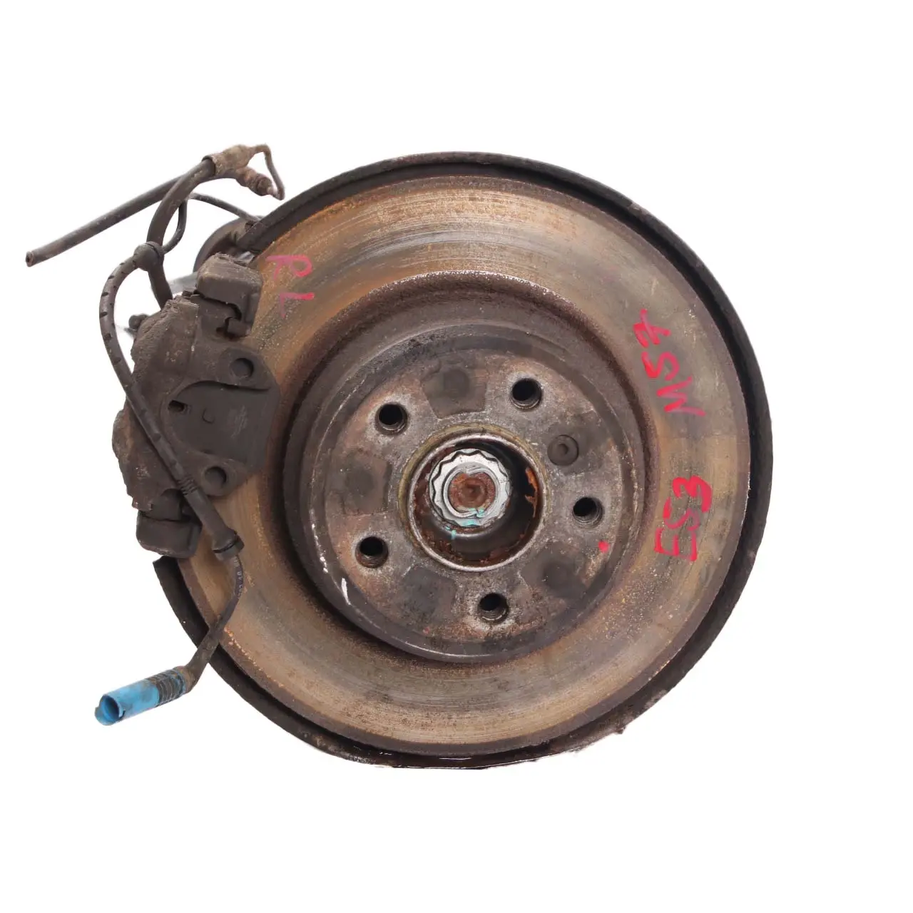 BMW X5 E53 3.0d M57 Suspension Arrière Droite Support d'Essieu Disque de Frein