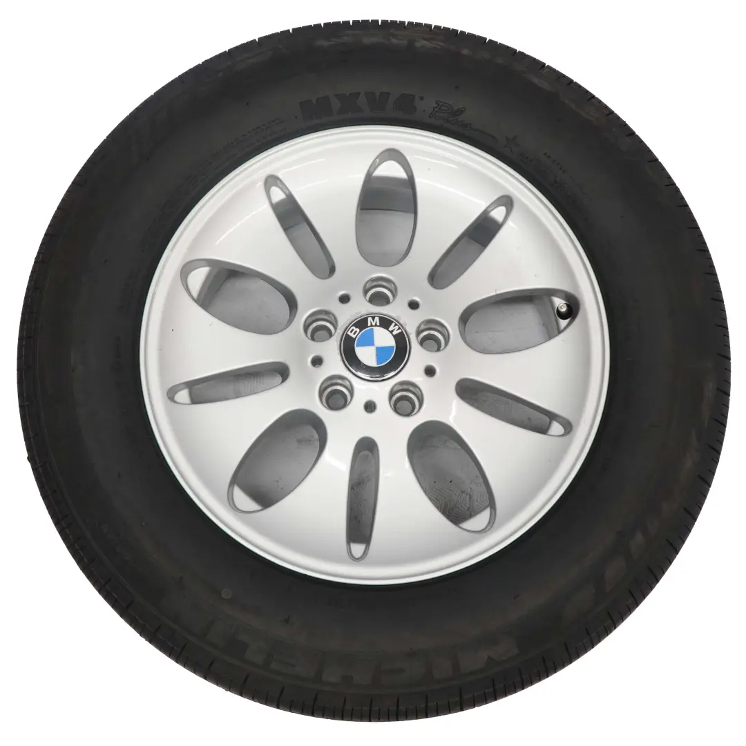 Alu Felge Alufelge 17" 7,5J Reifen 235/65 Ellipsoidstyling 56 für BMW X5 E53 mit Teilenummer 1096156 BMW X5 E53 Alu Felge Alufelge 17" 7,5J Reifen 235/65 Ellipsoidstyling 56 - SKU 1096156 - Teilenummer 1096156