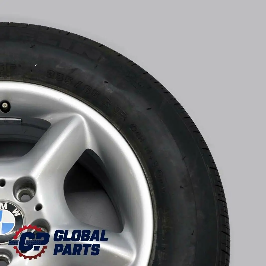 Alloy Rim 17" with Tyre 235/65 Star Spoke 57 7,5J ET:40 to BMW X5 Series E53 Wheel with Part number 1096159 BMW X5 Series E53 Wheel Alloy Rim 17" with Tyre 235/65 Star Spoke 57 7,5J ET:40 - SKU 1096159-2 - Part number 1096159