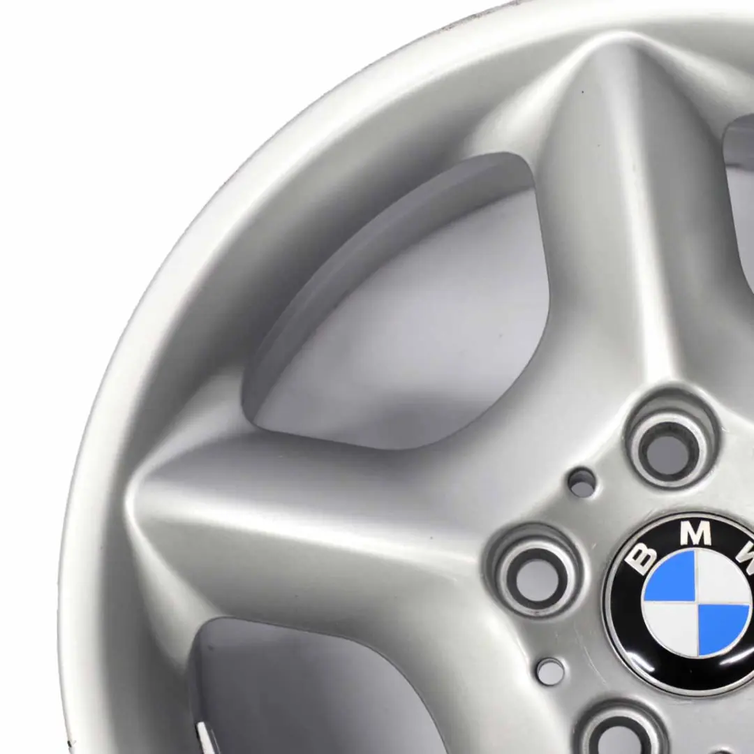 BMW X5 E53 Silver Wheel Alloy Rim 17" Star Spoke 57 ET:40 7,5J - SKU 1096159-4 - Part number 1096159