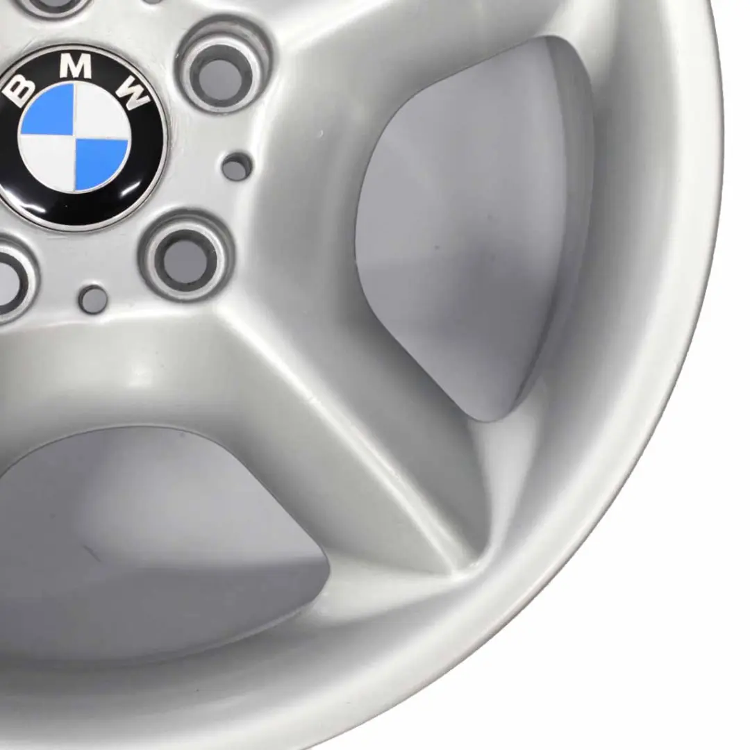 Alloy Rim 17" Star Spoke 57 ET:40 7,5J to BMW X5 E53 Silver Wheel with Part number 1096159 BMW X5 E53 Silver Wheel Alloy Rim 17" Star Spoke 57 ET:40 7,5J - SKU 1096159-4 - Part number 1096159