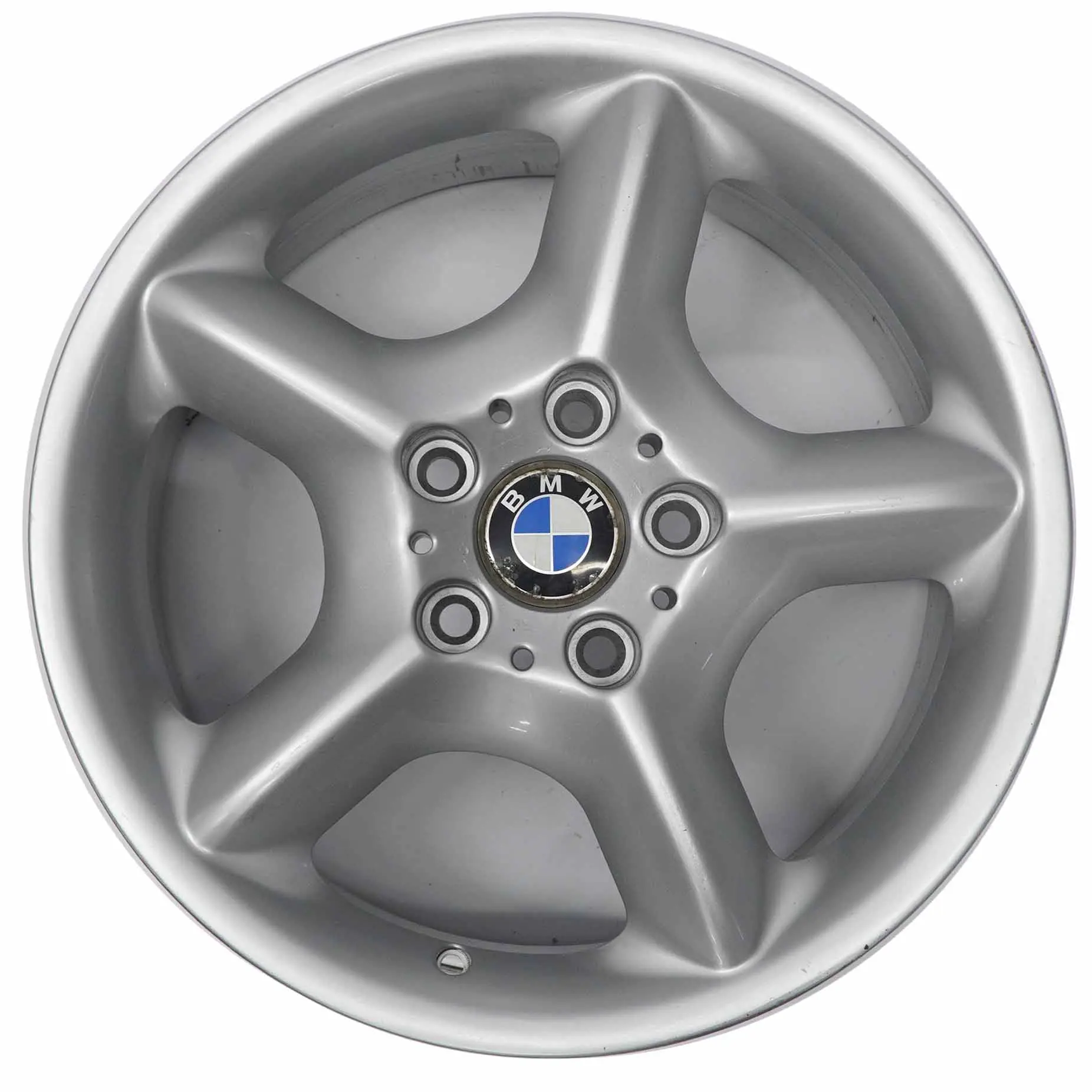 BMW X5 E53 Argento AlluMini o Cerchione IN Lega 17" Raggi a Stella 57 ET: