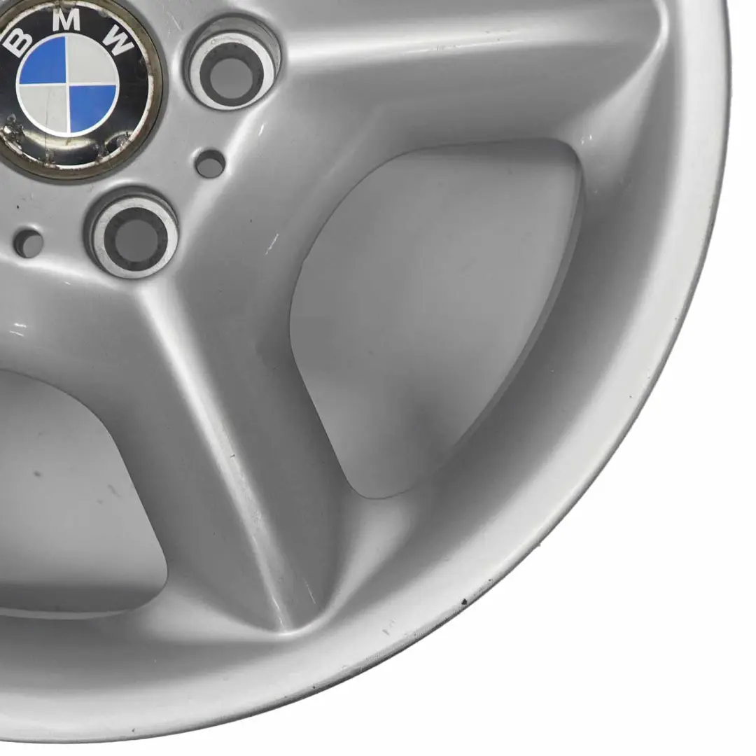 BMW X5 E53 Argento AlluMini o Cerchione IN Lega 17" Raggi a Stella 57 ET: - SKU 1096159-5 - Numero di parte 1096159
