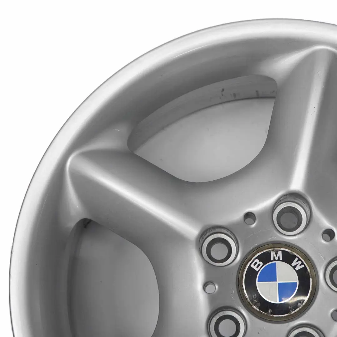 BMW X5 Series E53 Silver Wheel Alloy Rim 17" Star Spoke 57 ET:40 7,5J - SKU 1096159-5 - Part number 1096159