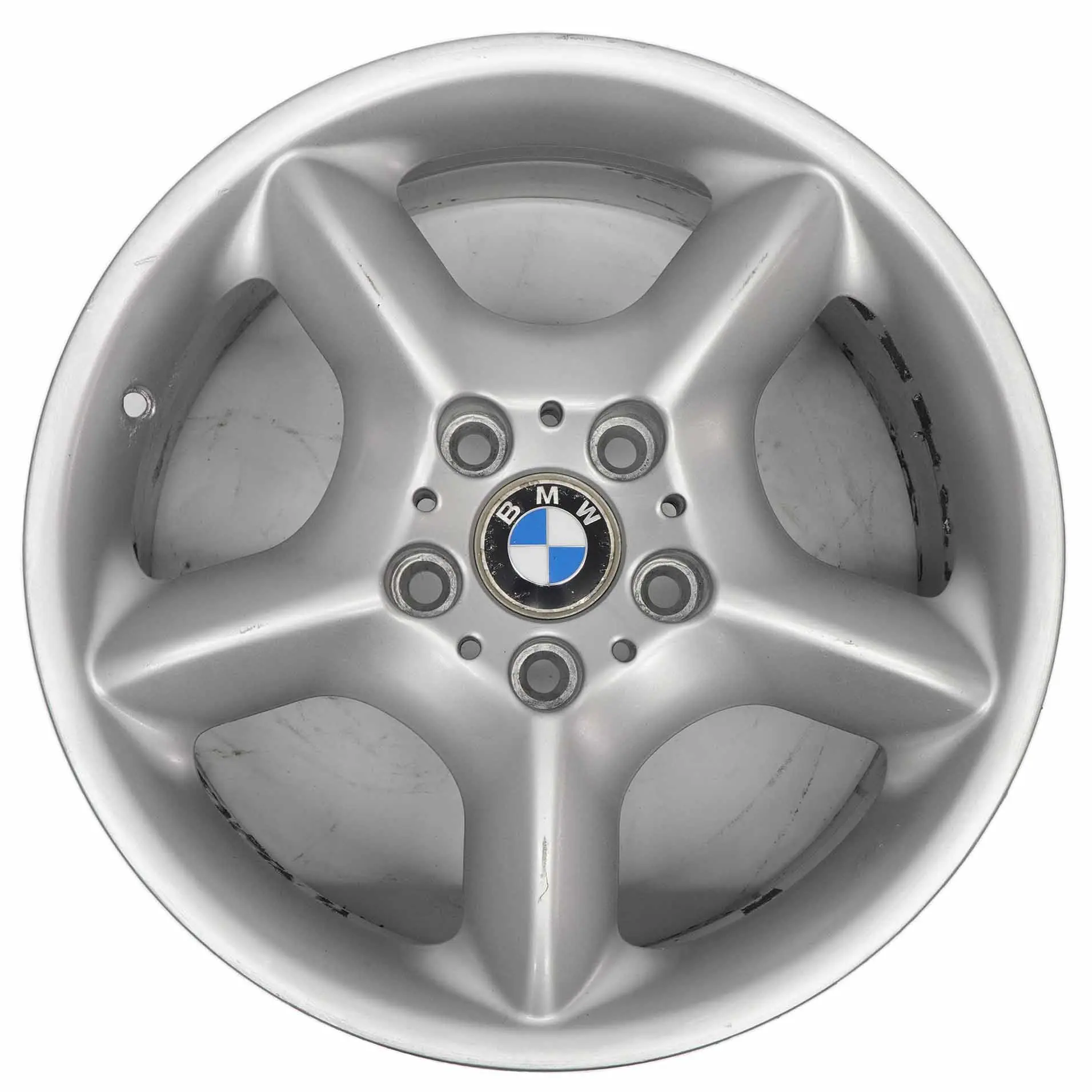 BMW X5 E53 Argento Cerchio AlluMini o Alufelge 17" Raggi a Stella 57 7,5J Et