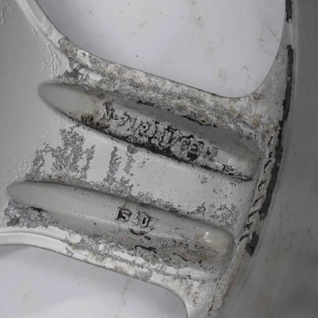 BMW X5 E53 Argent Jantes Alu Alliage 17" Rayons en etoile 57 7,5J ET:40 - SKU 1096159-6 - Numéro de pièce 1096159