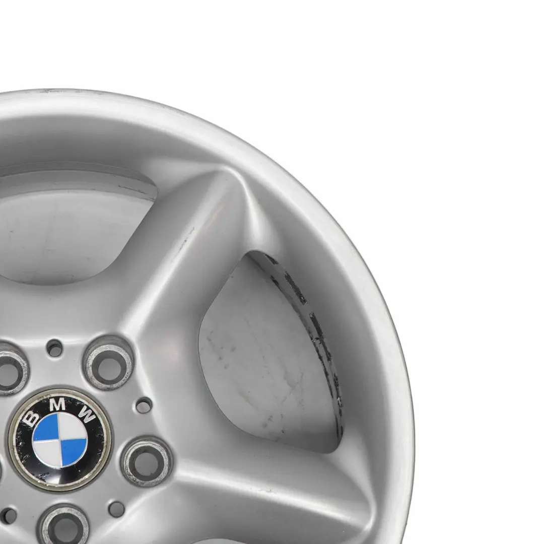BMW X5 E53 Argent Jantes Alu Alliage 17" Rayons en etoile 57 7,5J ET:40 - SKU 1096159-6 - Numéro de pièce 1096159