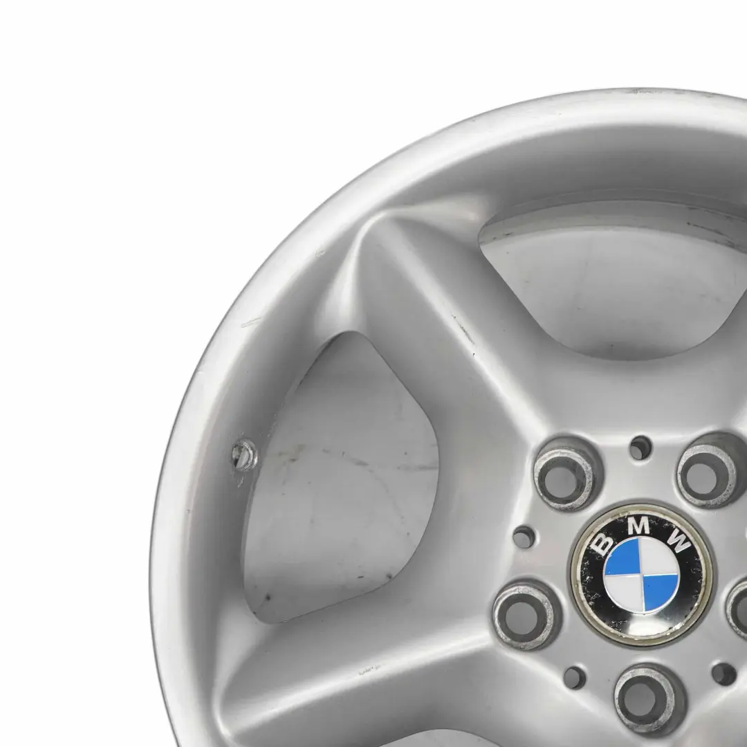 BMW X5 E53 Argent Jantes Alu Alliage 17" Rayons en etoile 57 7,5J ET:40 - SKU 1096159-6 - Numéro de pièce 1096159