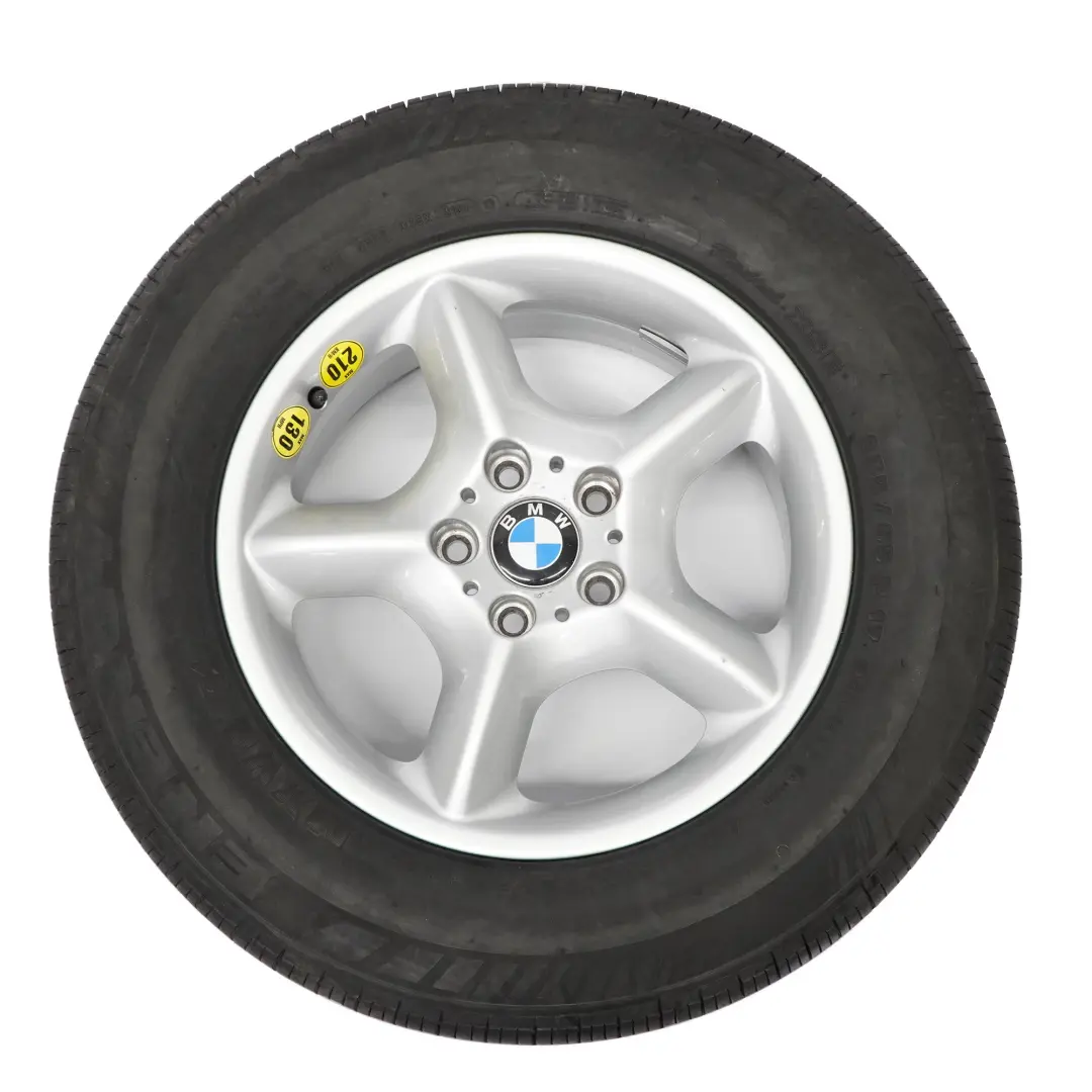 Felga Aluminiowa 17" 7,5J ET:40 z Oponą 235/65 R17 Star Spoke 57 do BMW X5 E53 o numerze 1096159 BMW X5 E53 Felga Aluminiowa 17" 7,5J ET:40 z Oponą 235/65 R17 Star Spoke 57 - SKU 1096159-8 - Numer Części 1096159