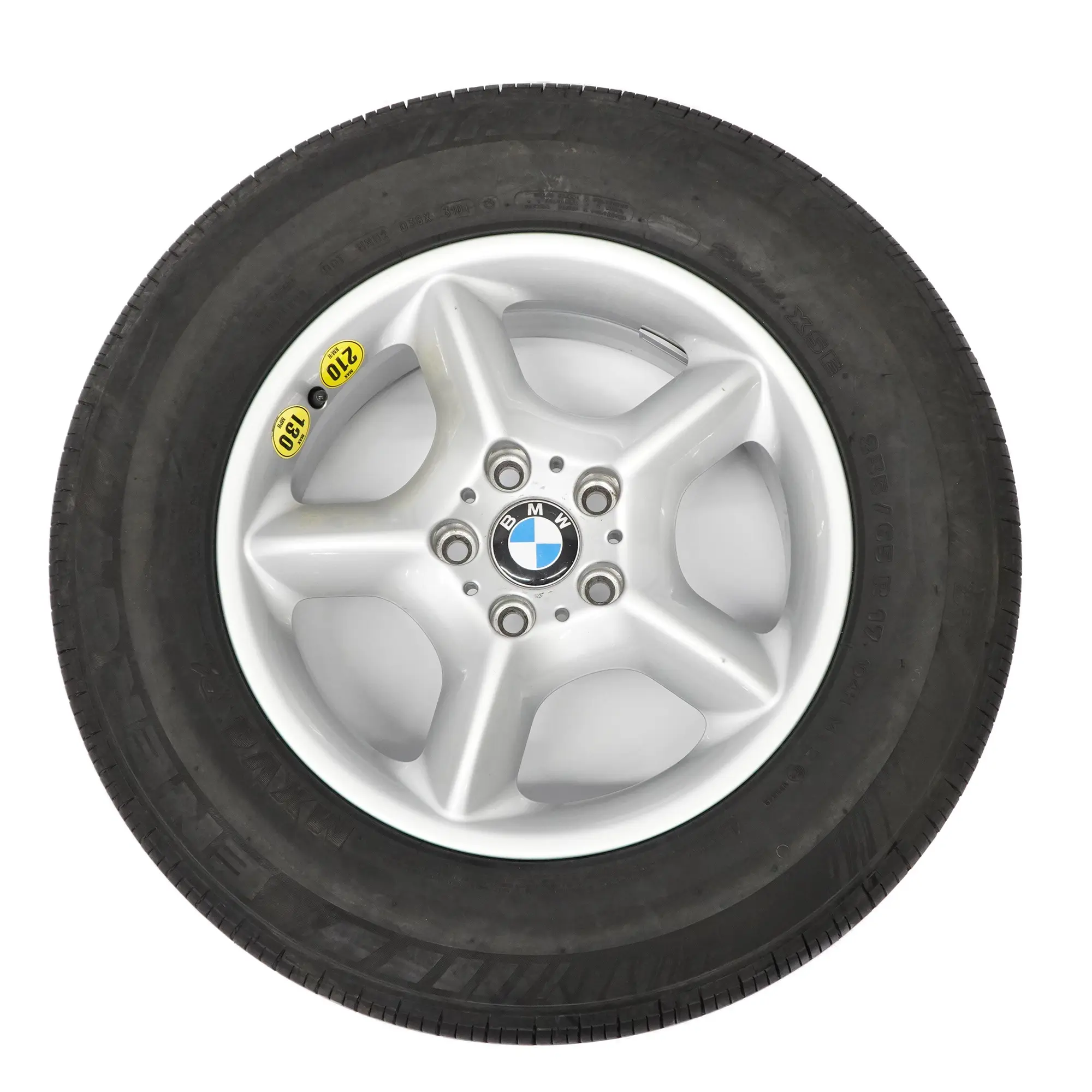 BMW X5 E53 Llanta De Aleación 17" 7,5J ET:40 neumático 235/65 R17 Star Spoke 57