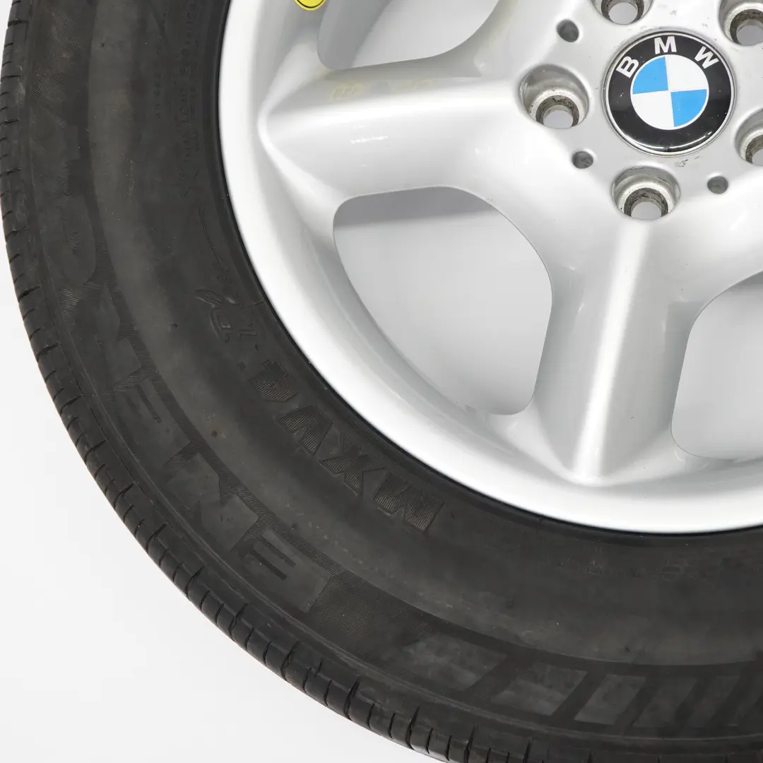 Leicht Metall Felge 17" 7,5J ET:40 Reifen 235/65 R17 Sternspeiche 57 für BMW X5 E53 mit Teilenummer 1096159 BMW X5 E53 Leicht Metall Felge 17" 7,5J ET:40 Reifen 235/65 R17 Sternspeiche 57 - SKU 1096159-8 - Teilenummer 1096159