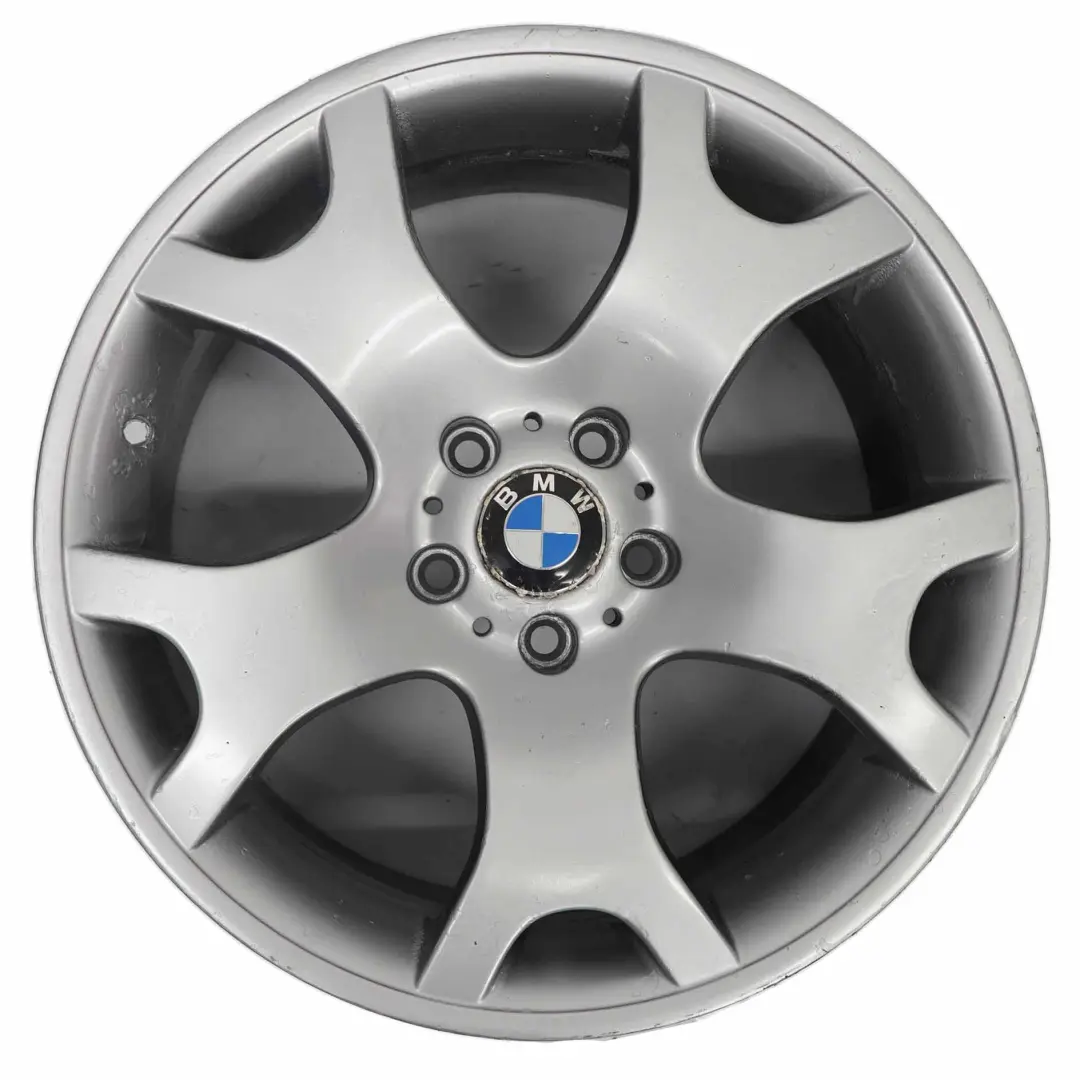 Cerchio Lega Argento 19" V spoke 63 10J ET:45 per BMW E53 con numero di parte 1096228 BMW E53 Cerchio Lega Argento 19" V spoke 63 10J ET:45 - SKU 1096228-3 - Numero di parte 1096228