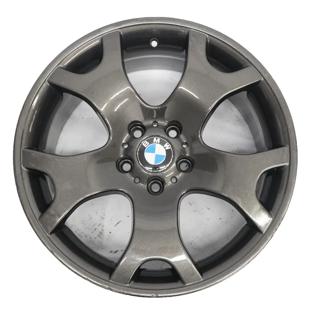 Cerchio posteriore nero lega 19" V Spoke 63 ET:45 10J per BMW X5 Serie E53 con numero di parte 1096228 BMW X5 Serie E53 Cerchio posteriore nero lega 19" V Spoke 63 ET:45 10J - SKU 1096228-5 - Numero di parte 1096228