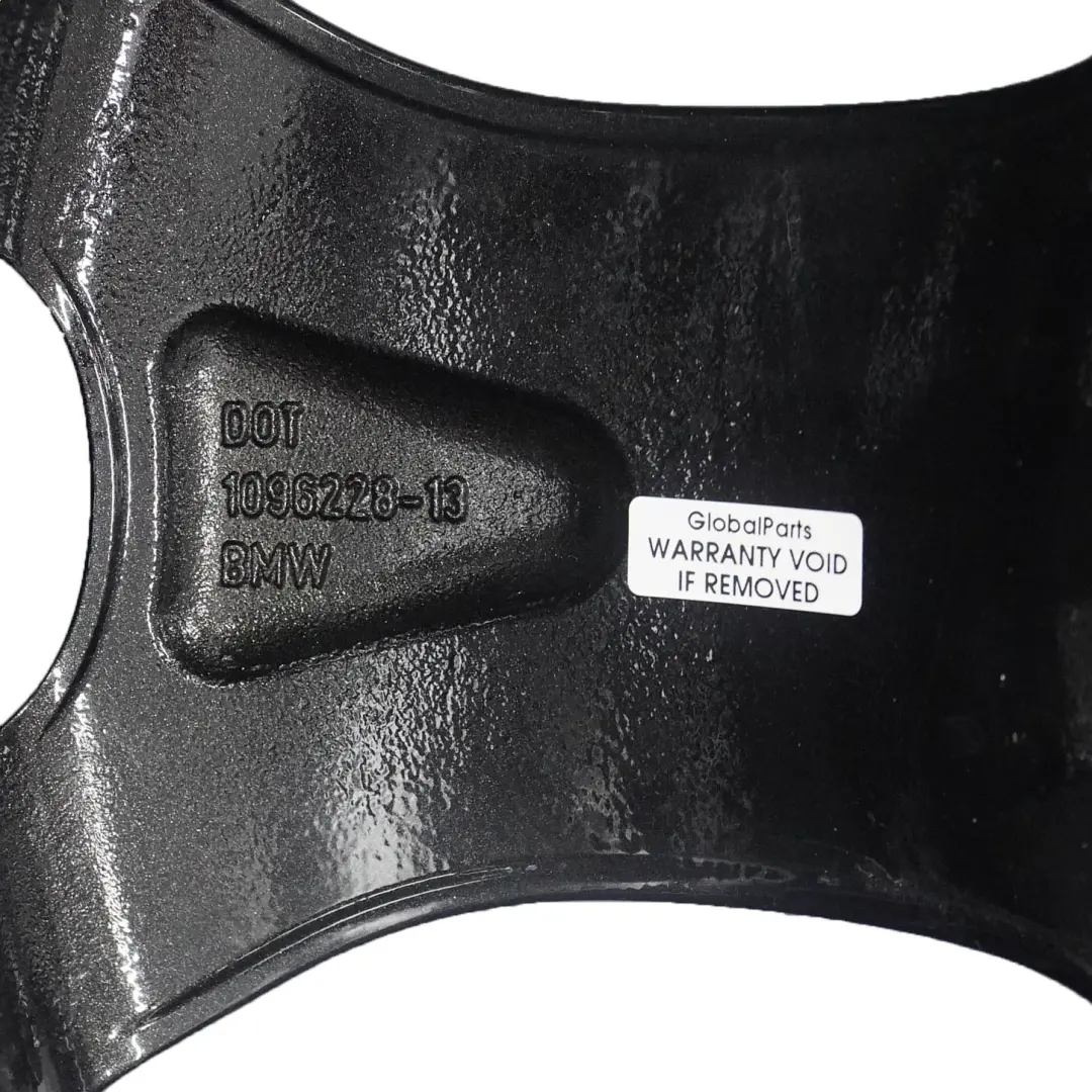 BMW X5 Serie E53 Cerchio posteriore nero lega 19" V Spoke 63 ET:45 10J - SKU 1096228-5 - Numero di parte 1096228