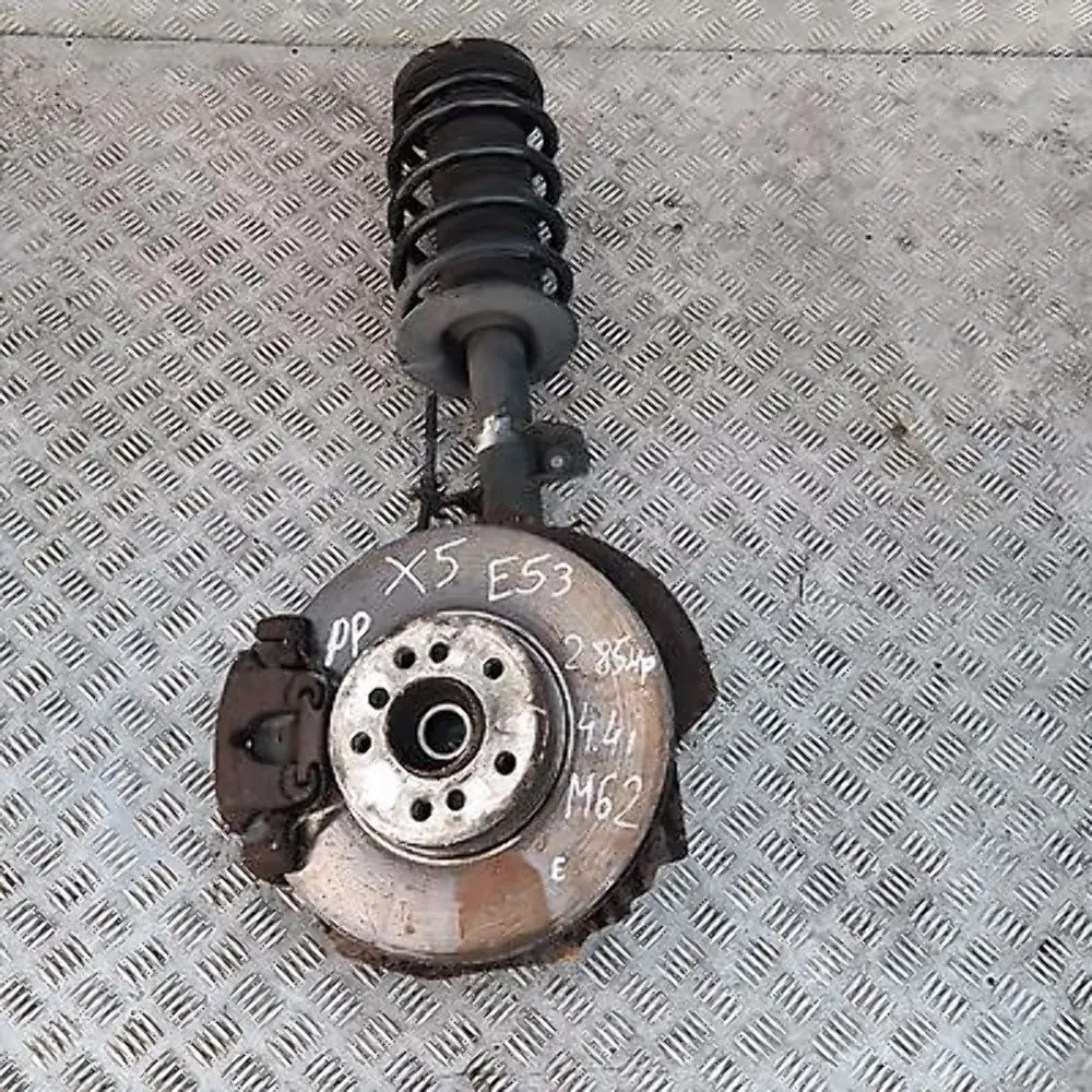 BMW X5 Series E53 FRONT RIGHT LEG SUSPENSION AXLE BRAKE DISC HUB COMPLETE SET