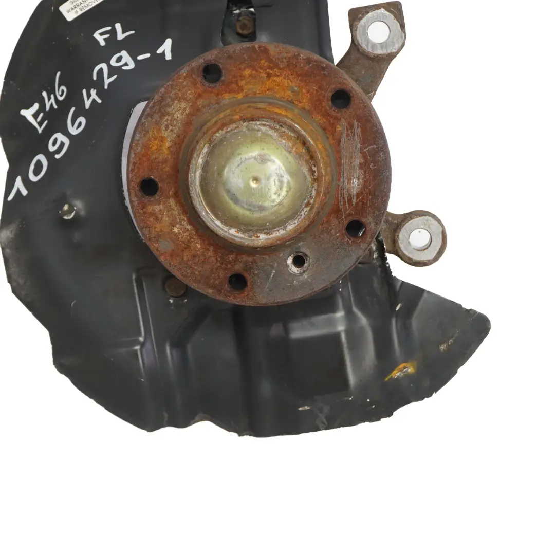 Sospensione Anteriore Sinistra Portaruota Copertura Piastra Mozzo per BMW E46 Z4 E85 con numero di parte 1096429 BMW E46 Z4 E85 Sospensione Anteriore Sinistra Portaruota Copertura Piastra Mozzo - SKU 1096429-1 - Numero di parte 1096429