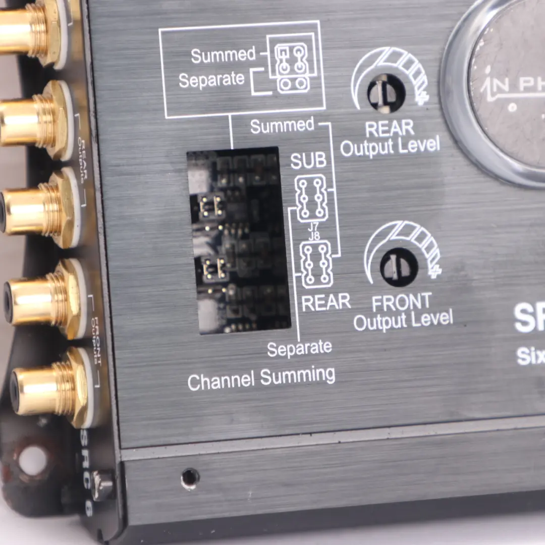 In Phase SRC6 Audio Output Converter 6-Channel Speaker Line Output - SKU 11001409 - Part number 11001409