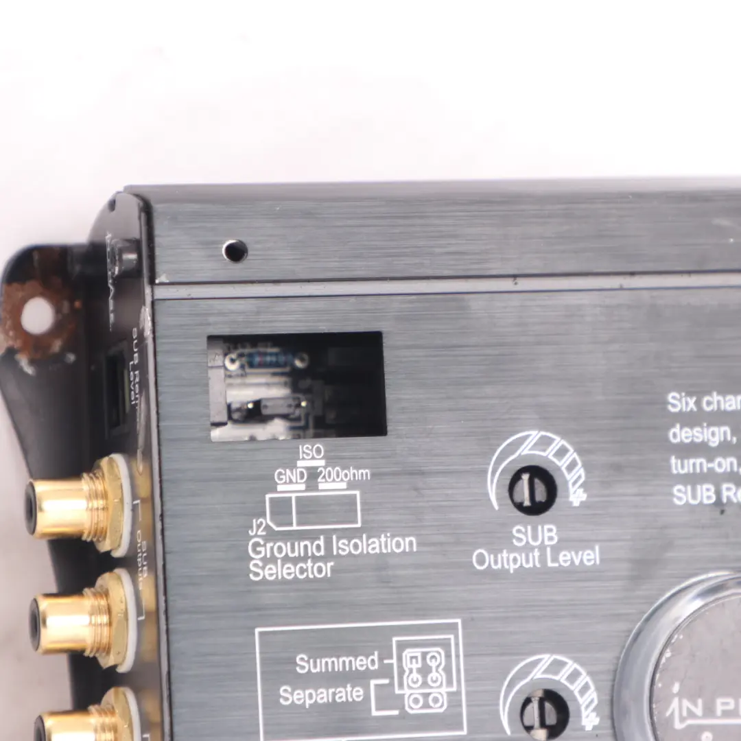 SRC6 Audio Output Converter 6-Channel Speaker Line Output to In Phase with Part number 11001409 In Phase SRC6 Audio Output Converter 6-Channel Speaker Line Output - SKU 11001409 - Part number 11001409