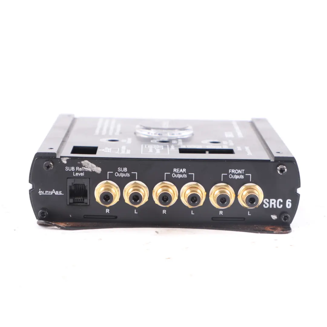 SRC6 Audio Output Converter 6-Channel Speaker Line Output to In Phase with Part number 11001409 In Phase SRC6 Audio Output Converter 6-Channel Speaker Line Output - SKU 11001409 - Part number 11001409