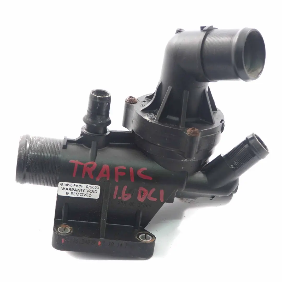 Termostato Alloggiamento per Renault Trafic III Opel Vivaro B 1.6 DCi con numero di parte 110615482R Renault Trafic III Opel Vivaro B 1.6 DCi Termostato Alloggiamento - SKU 110615482R - Numero di parte 110615482R