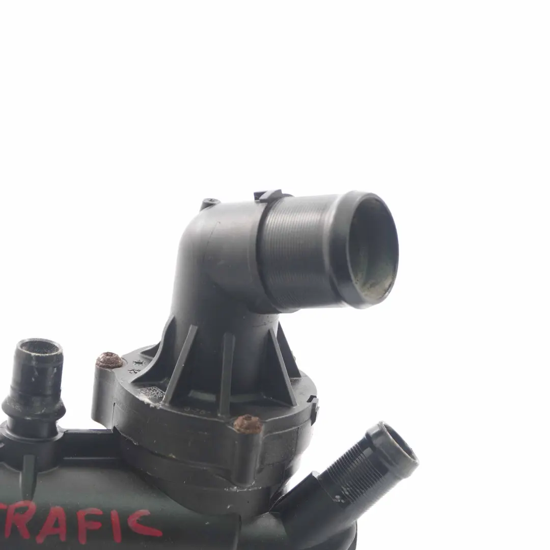 Thermostat Coolant Housing to Renault Trafic III Opel Vivaro B 1.6 DCi with Part number 110615482R Renault Trafic III Opel Vivaro B 1.6 DCi Thermostat Coolant Housing - SKU 110615482R - Part number 110615482R