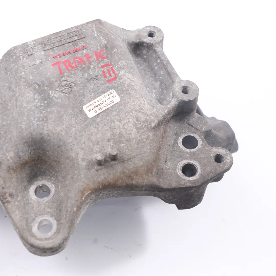 Right Support Bracket to Renault Trafic III Vivaro B 1.6 DCi Engine with Part number 112313054R Renault Trafic III Vivaro B 1.6 DCi Engine Right Support Bracket - SKU 112313054R - Part number 112313054R