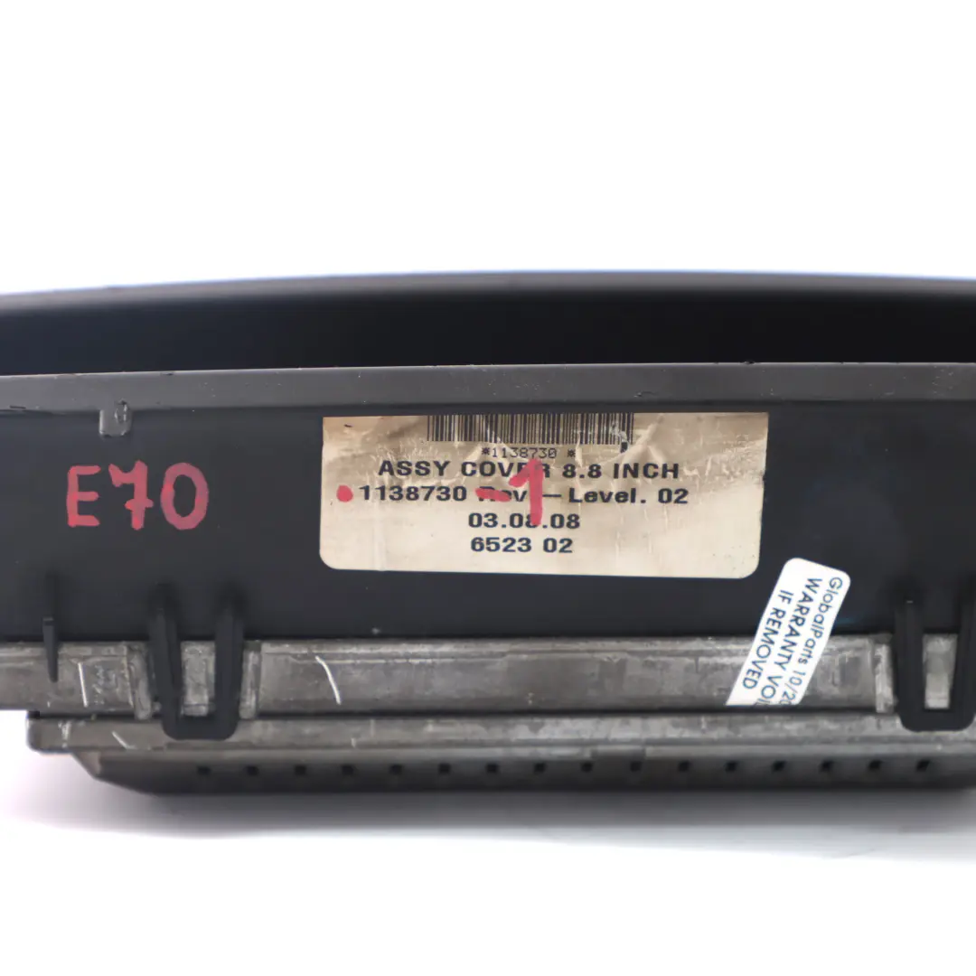 Bord monitor BMW X5 E70 X6 E71 Satelliten Nav Bild schirm Display 8,8"  - SKU 1138730-1 - Teilenummer 1138730