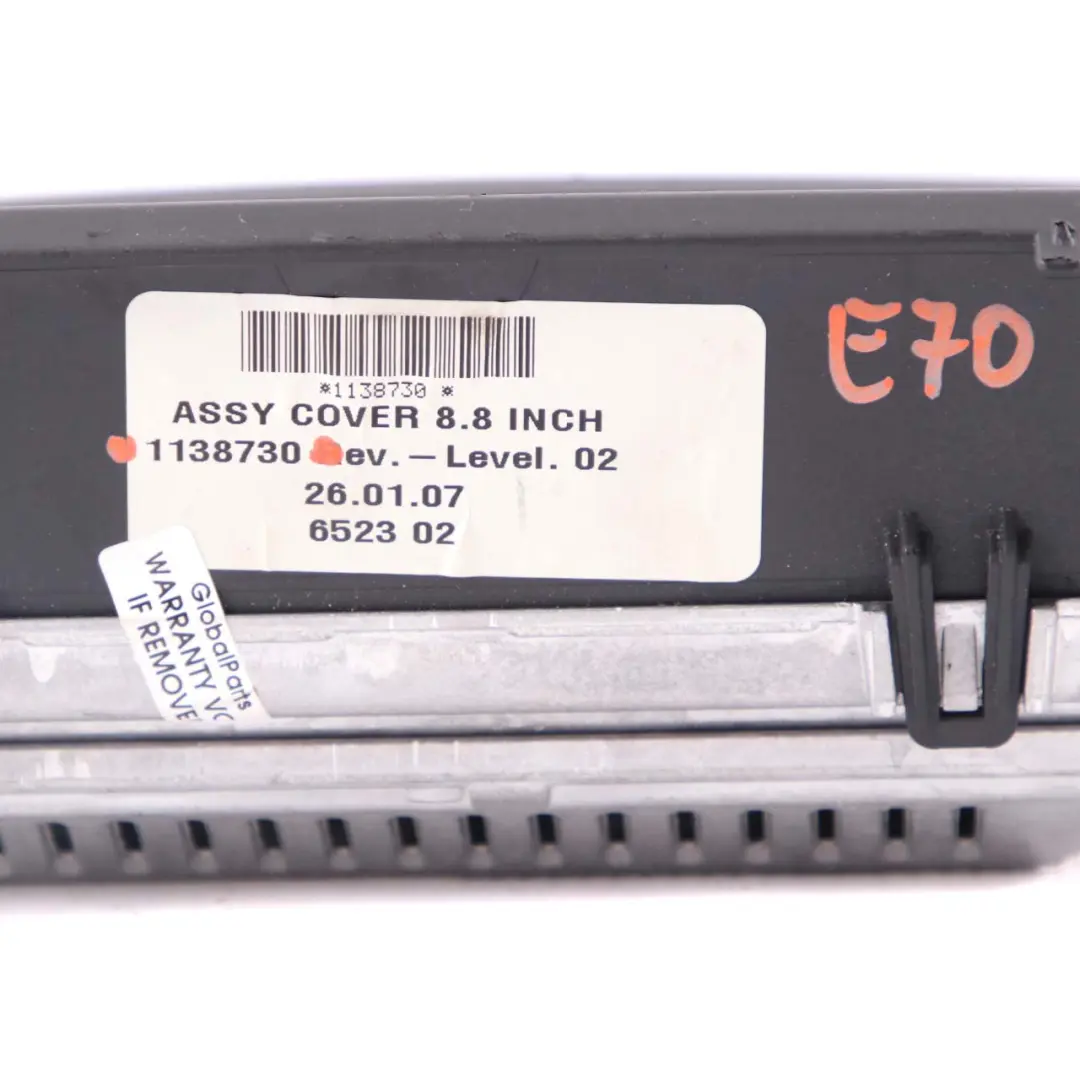  On-Board Monitor BMW X5 E70 X6 E71 Sat Nav System Screen 8,8" - SKU 1138730 - Part number 9194064