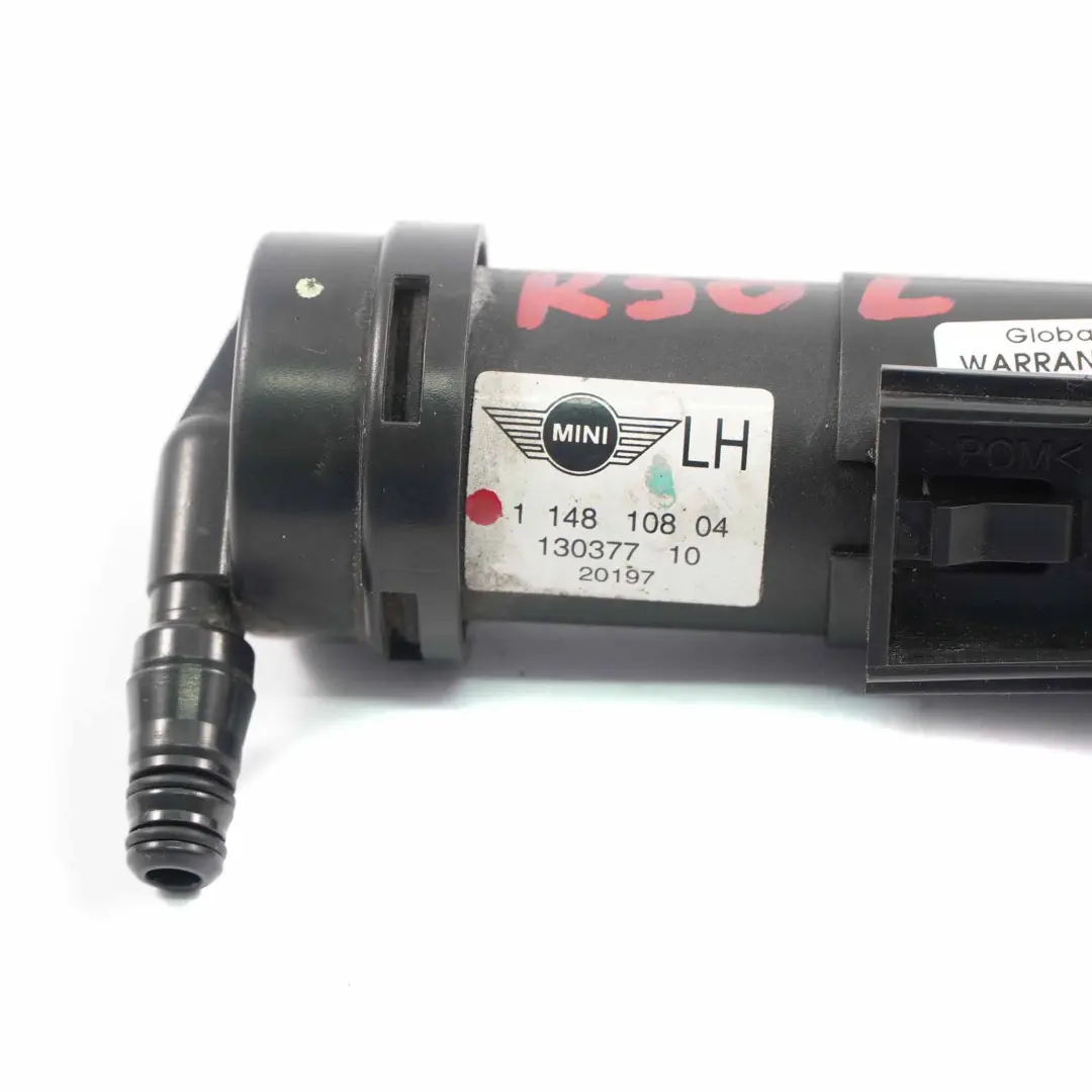 Front Headlight Washer Jet Headlamp Nozzle Left N/S to Mini R50 R53 with Part number 7147047 Mini R50 R53 Front Headlight Washer Jet Headlamp Nozzle Left N/S - SKU 1148108 - Part number 7147047