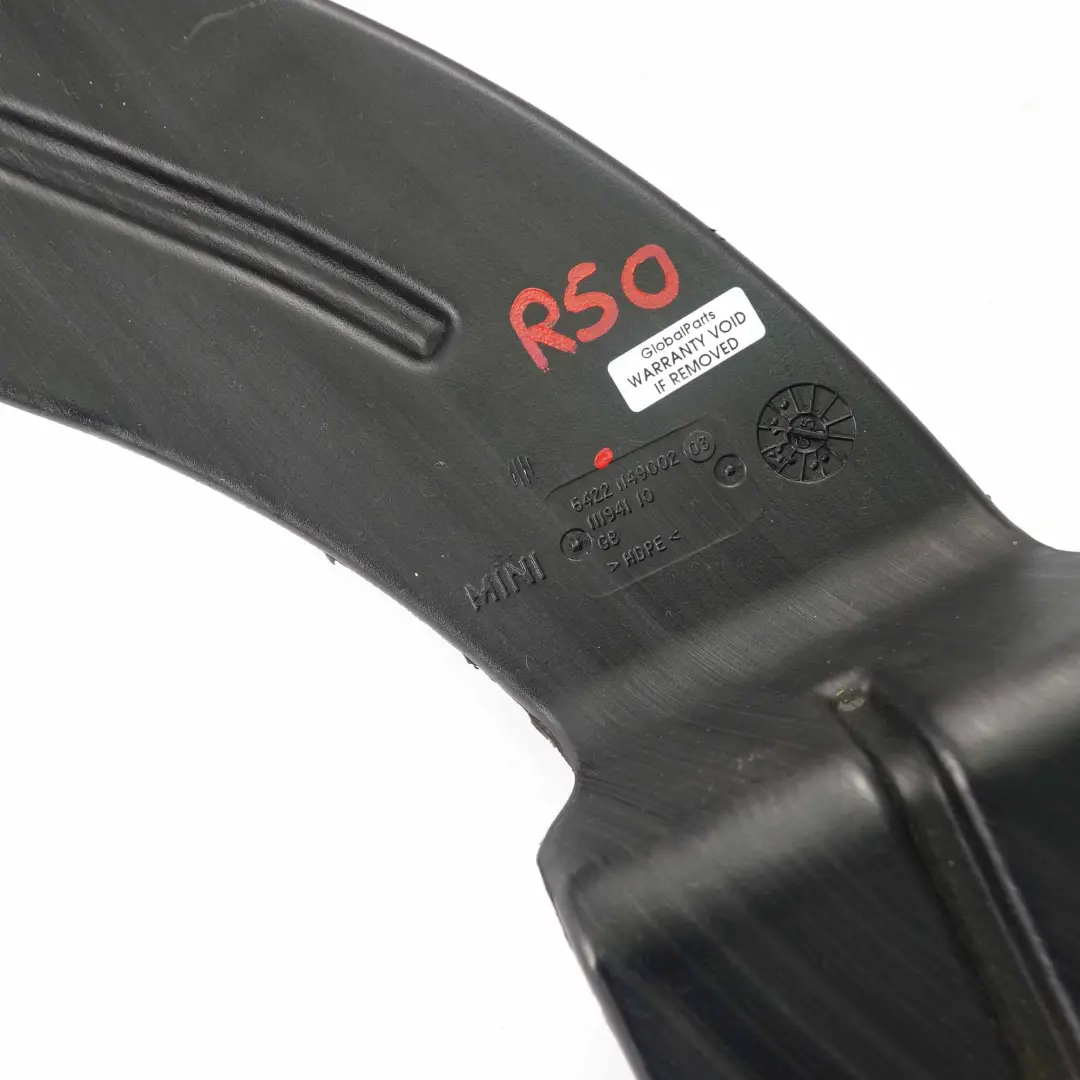 Kanał powietrza grzewczy do MINI Cooper R50 R52 R53 o numerze 1149002 MINI Cooper R50 R52 R53 Kanał powietrza grzewczy - SKU 1149002 - Numer Części 1149002