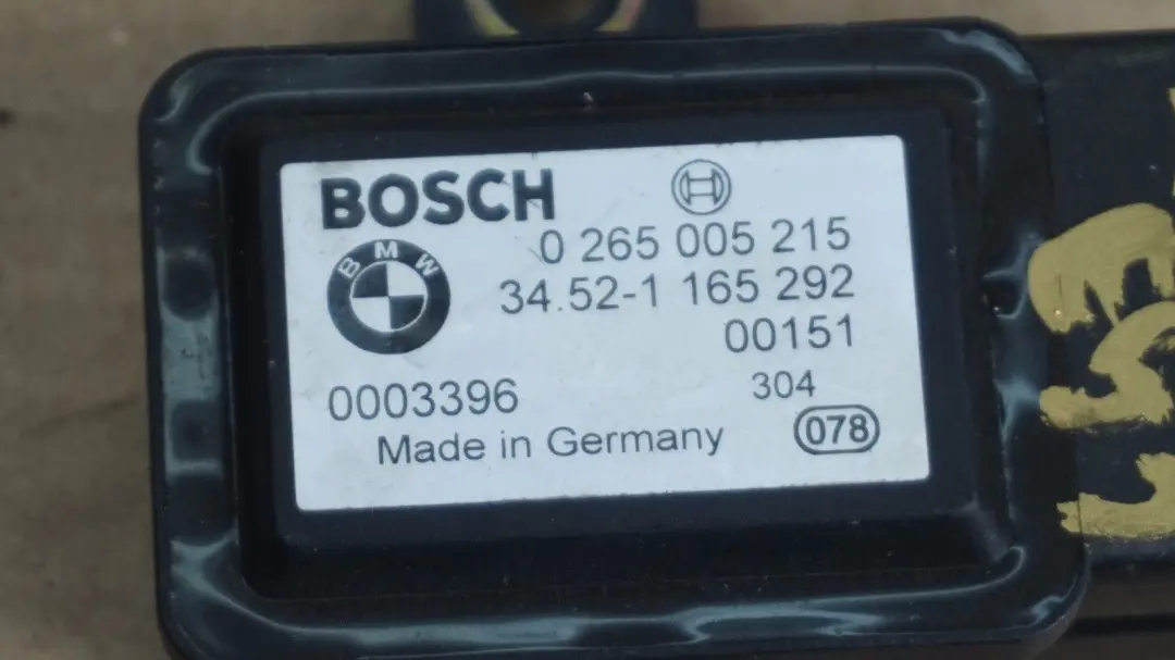Drehratensensor Sensor für BMW 3 5 7 Z8 X5 er E38 E39 E46 E52 E53 mit Teilenummer 34521165292 BMW 3 5 7 Z8 X5 er E38 E39 E46 E52 E53 Drehratensensor Sensor - SKU 1165292 - Teilenummer 34521165292