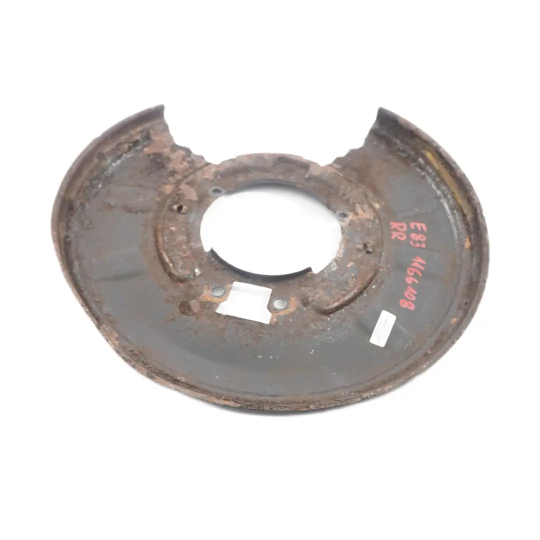 Schutzblech Deckel Hinten Rechts Bremsen Abdeckung für BMW X3 E83 mit Teilenummer 1166108 BMW X3 E83 Schutzblech Deckel Hinten Rechts Bremsen Abdeckung - SKU 1166108 - Teilenummer 1166108