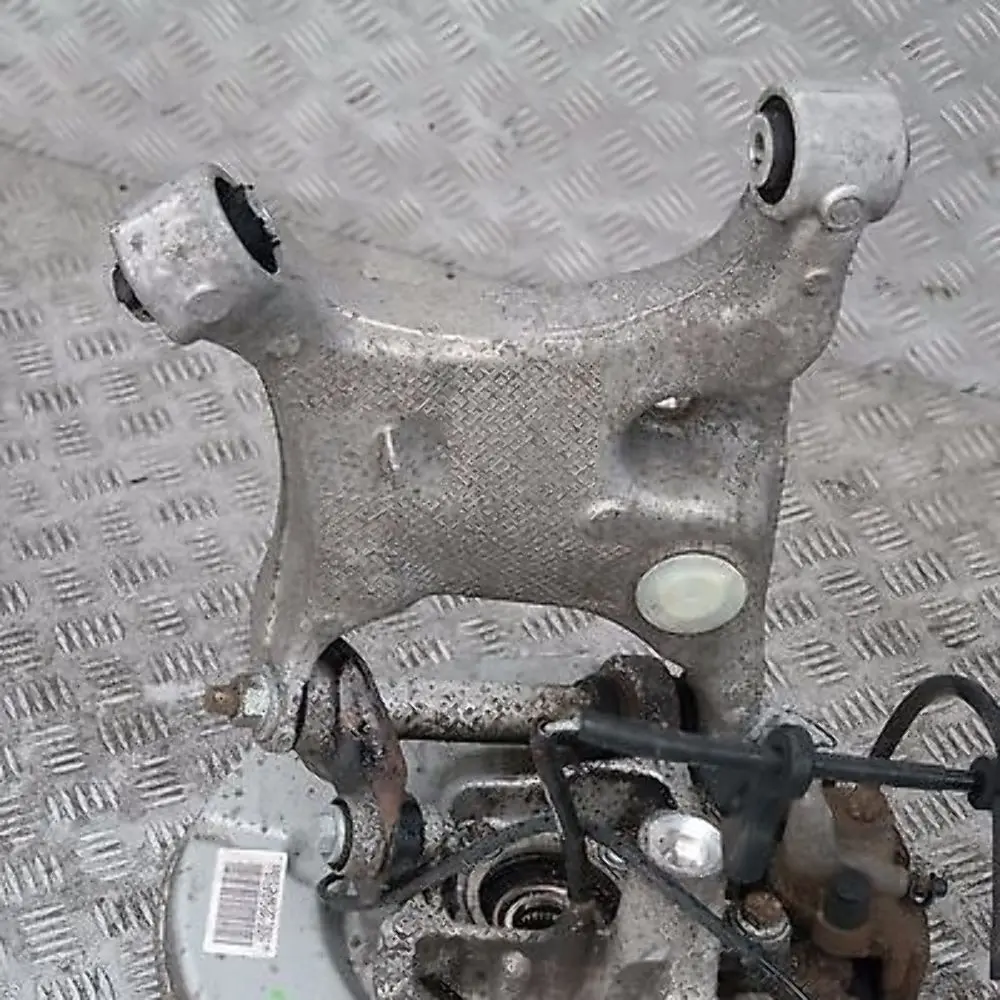BMW 7 SERIES E65 730d M57N REAR LEFT N/S LEG SUSPENSION AXLE BRAKE DISC CARRIER - SKU 1166127 - Part number 34216753673