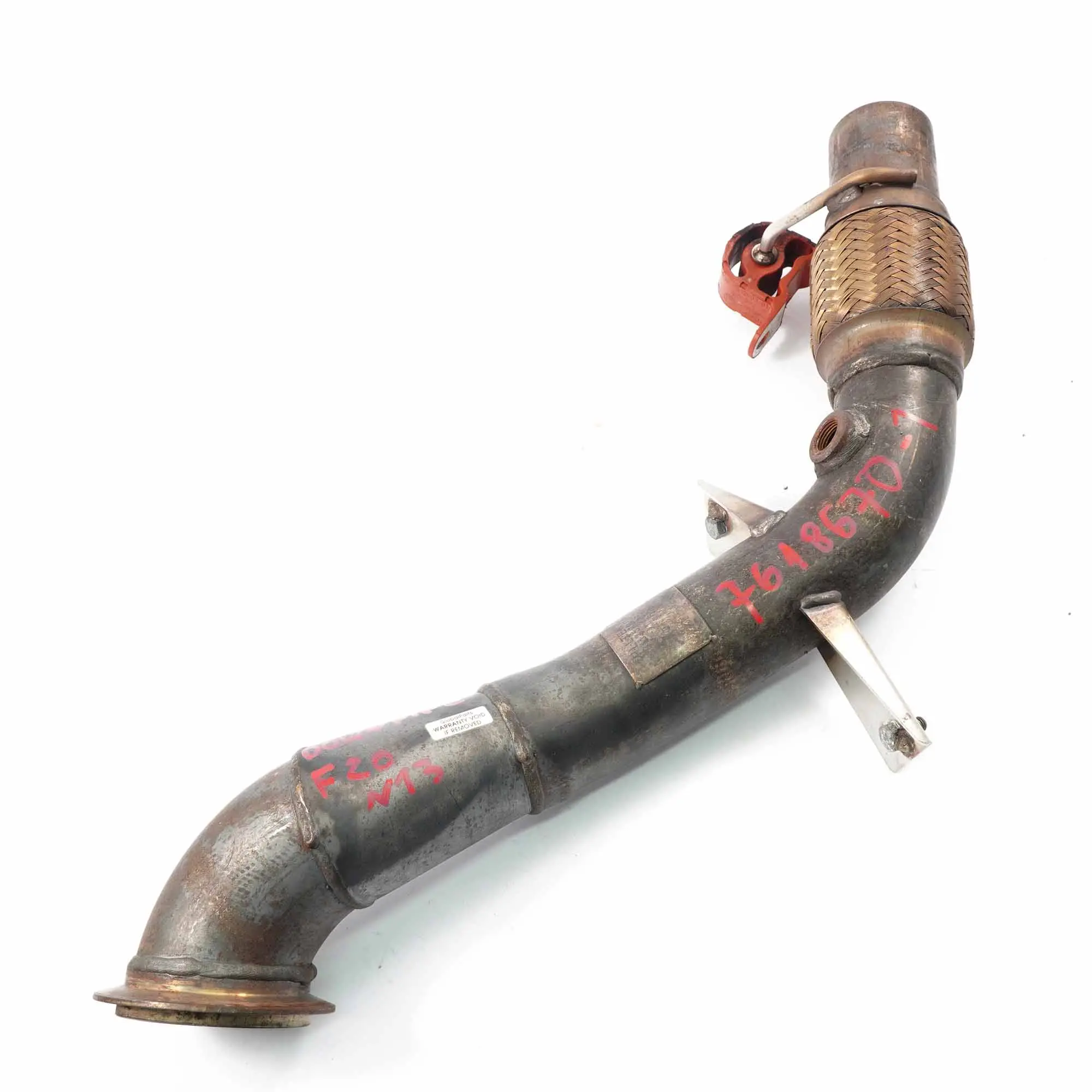 BMW F20 F21 116i N13 Milltek Downpipe Kipufogó Turbó Katalizátor Nélküli