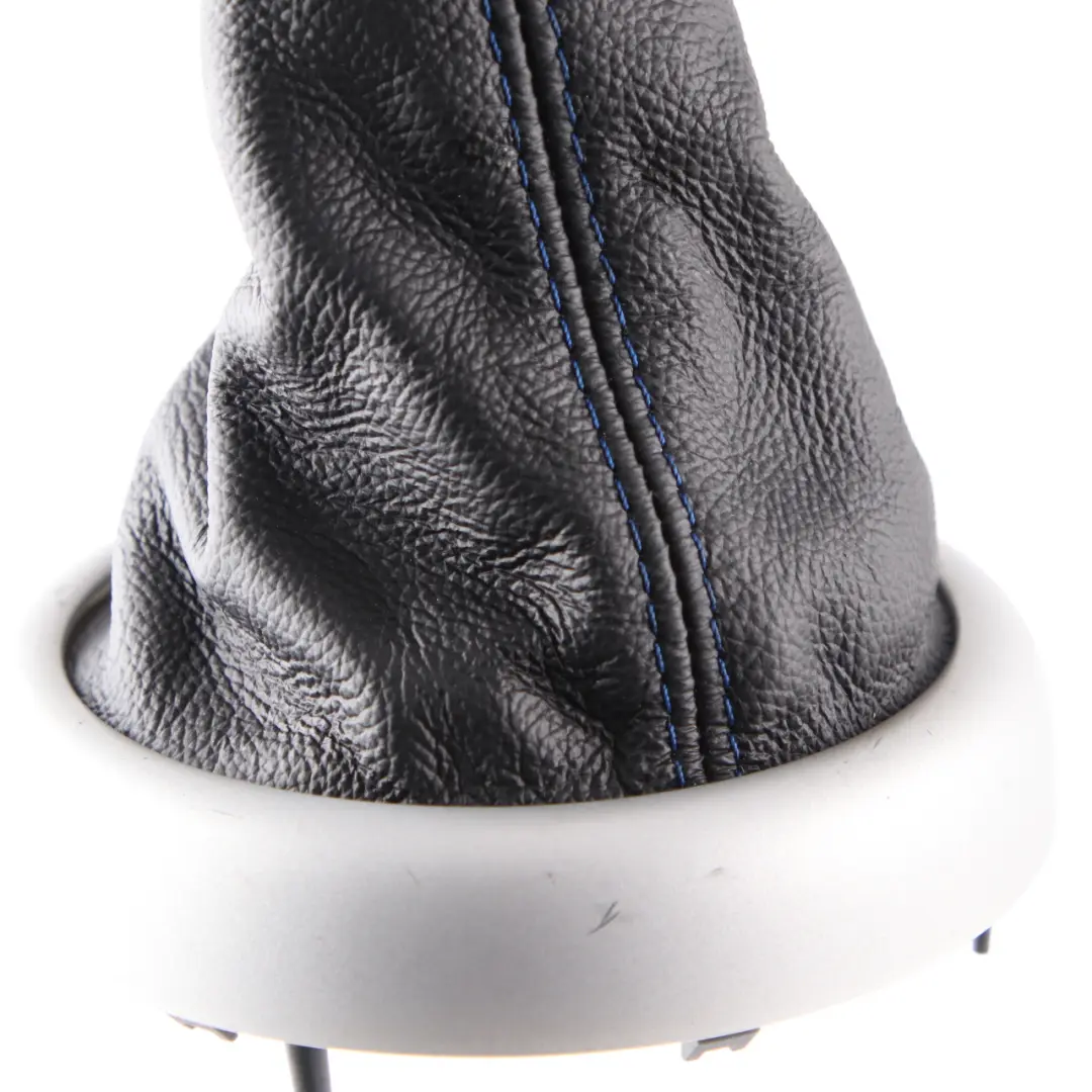 Handbrake Lever Gear Cover Trim Leather Blue to Mini Cooper One R50 R52 R53 with Part number 1171195 Mini Cooper One R50 R52 R53 Handbrake Lever Gear Cover Trim Leather Blue - SKU 1171195-5 - Part number 1171195