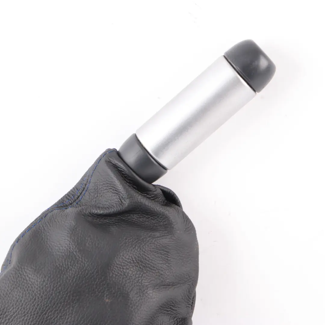 Mini Cooper One R50 R52 R53 Handbrake Lever Gear Cover Trim Leather Blue - SKU 1171195-5 - Part number 1171195