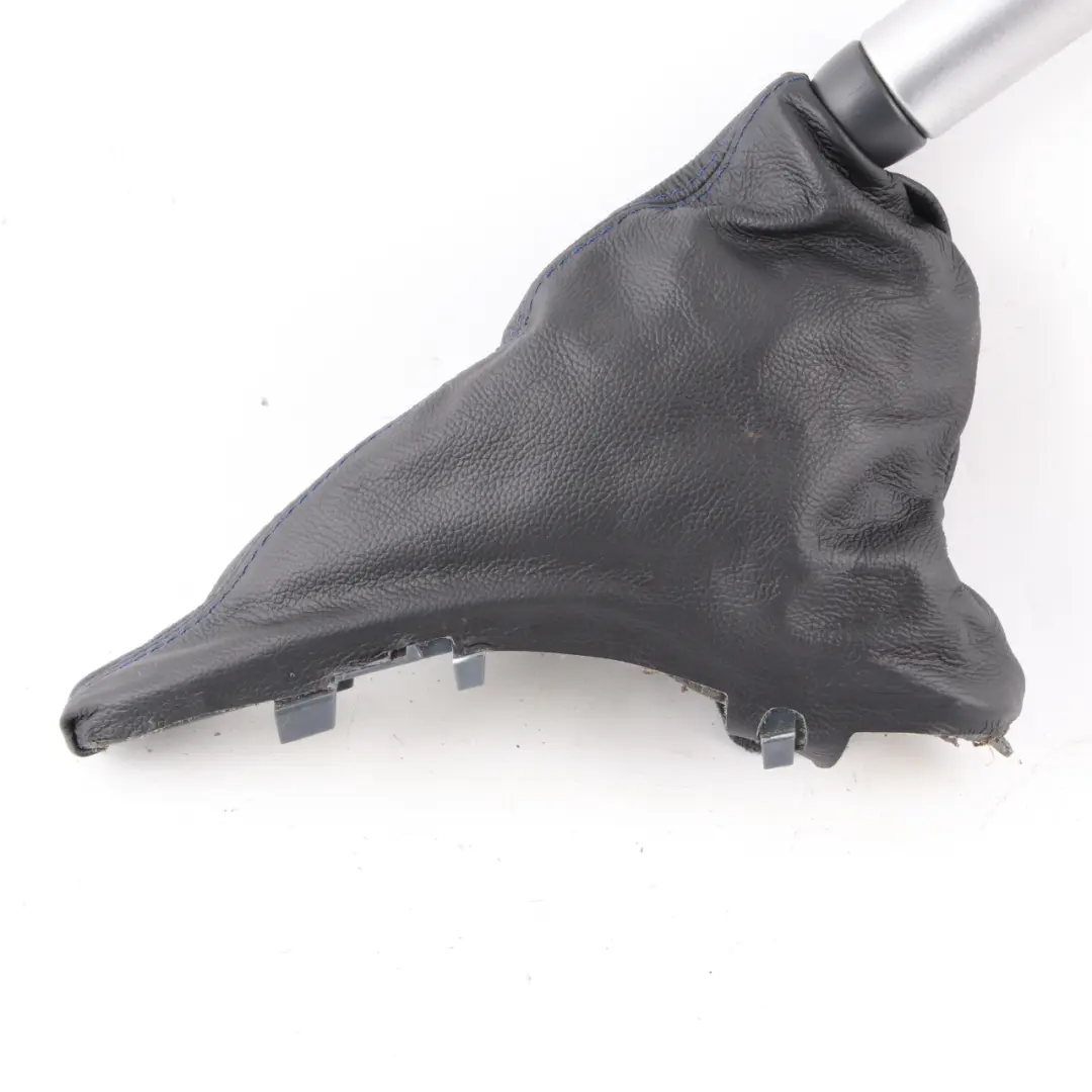 Mini Cooper One R50 R52 R53 Handbrake Lever Gear Cover Trim Leather Blue - SKU 1171195-5 - Part number 1171195