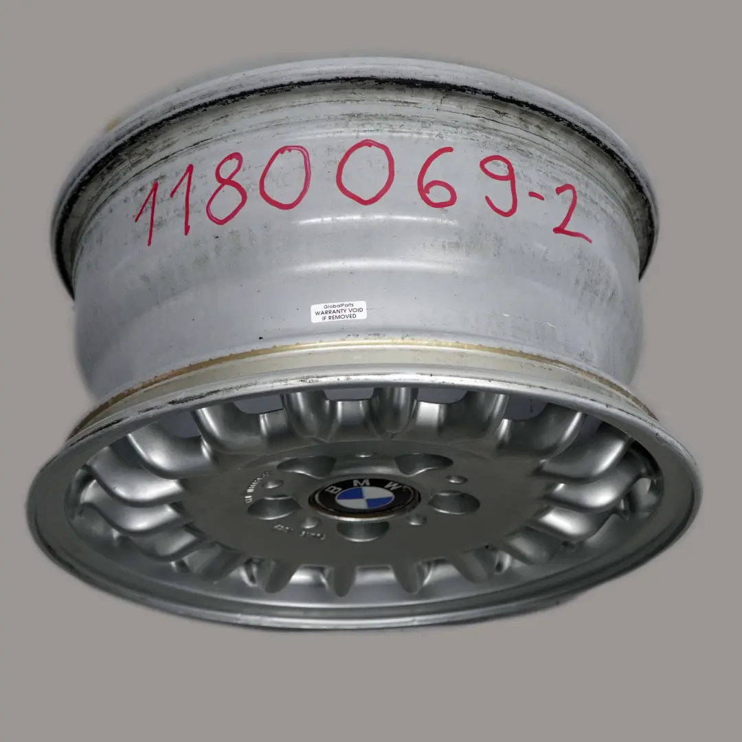 BMW E36 Silver Alloy Wheel Rim 15" 7J ET:47 Sports Spoke Styling 13 - SKU 1180069-2 - Part number 1180069