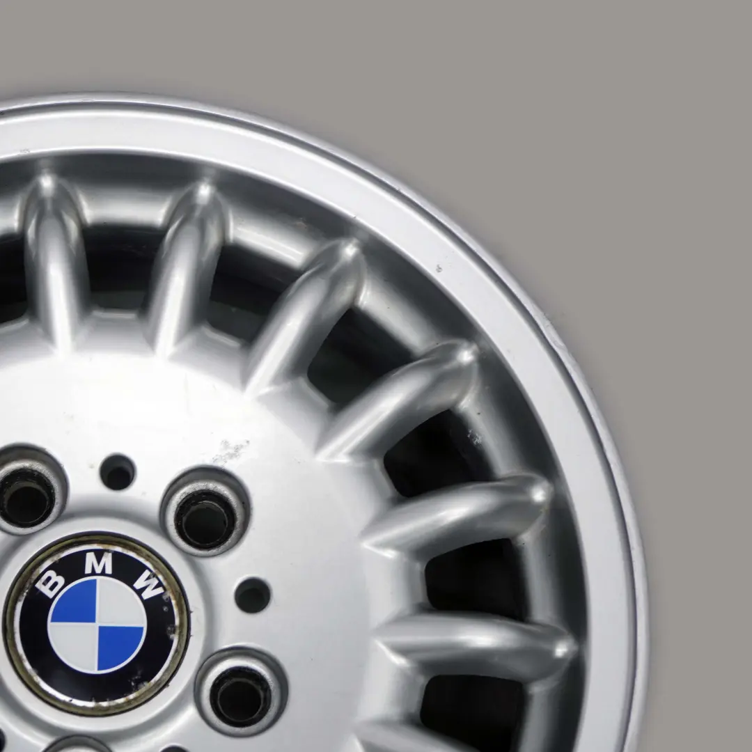 Alloy Wheel Rim 15" 7J ET:47 Sports Spoke Styling 13 to BMW E36 Silver with Part number 1180069 BMW E36 Silver Alloy Wheel Rim 15" 7J ET:47 Sports Spoke Styling 13 - SKU 1180069-2 - Part number 1180069