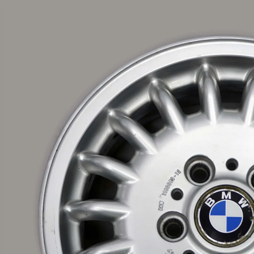 Alloy Wheel Rim 15" 7J ET:47 Sports Spoke Styling 13 to BMW E36 Silver with Part number 1180069 BMW E36 Silver Alloy Wheel Rim 15" 7J ET:47 Sports Spoke Styling 13 - SKU 1180069-2 - Part number 1180069
